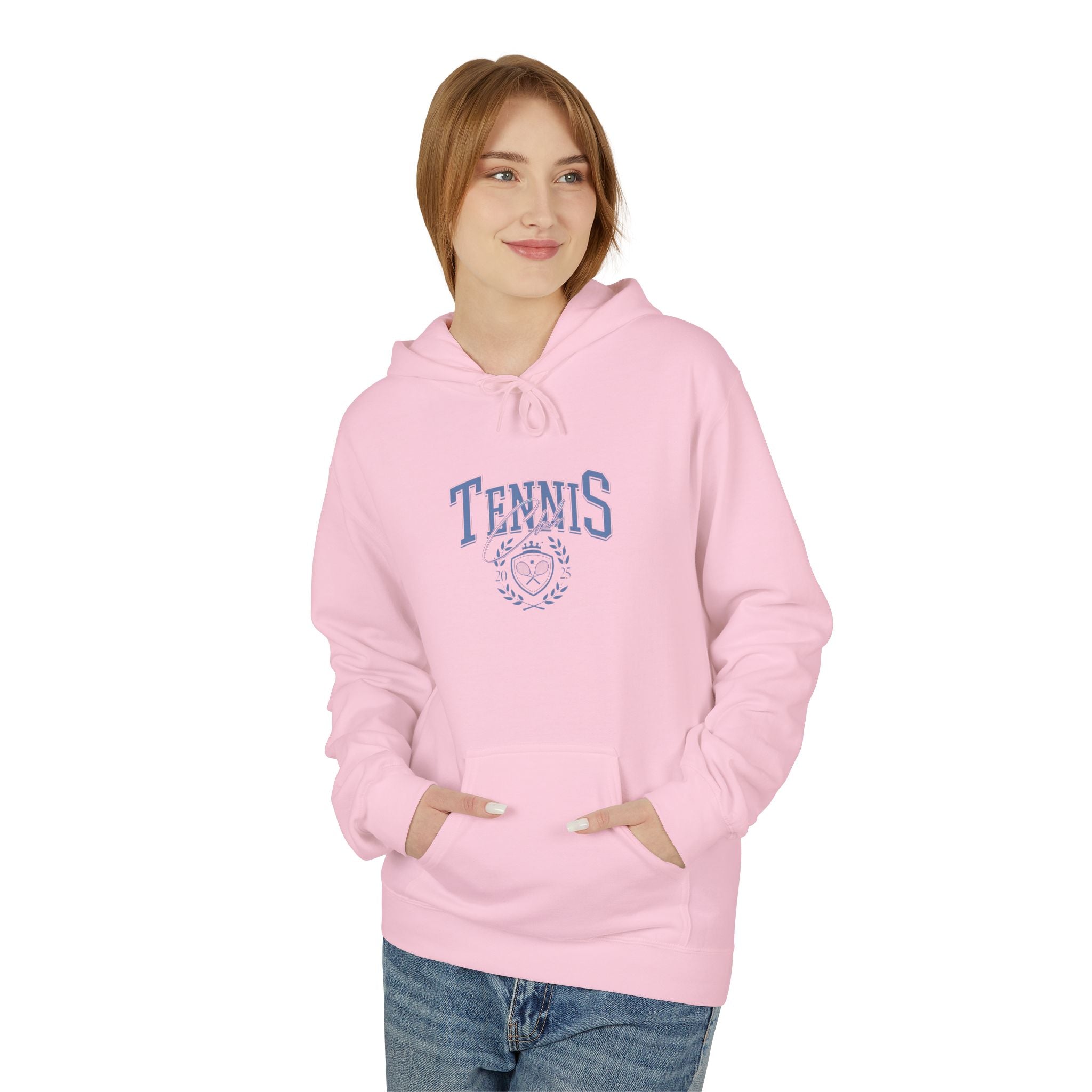 Tennis Hoodie — Vintage Court Graphic Sweatshirt