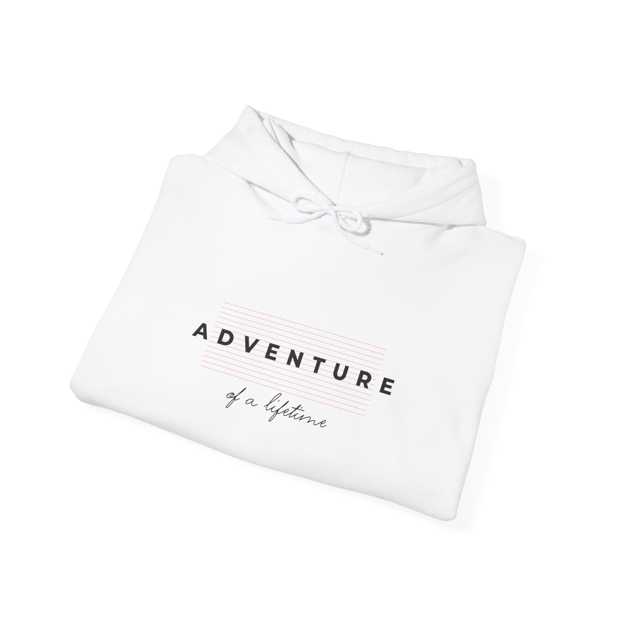 Adventure Is a Lifestyle Hoodie – Minimalist Outdoor Travel Pullover