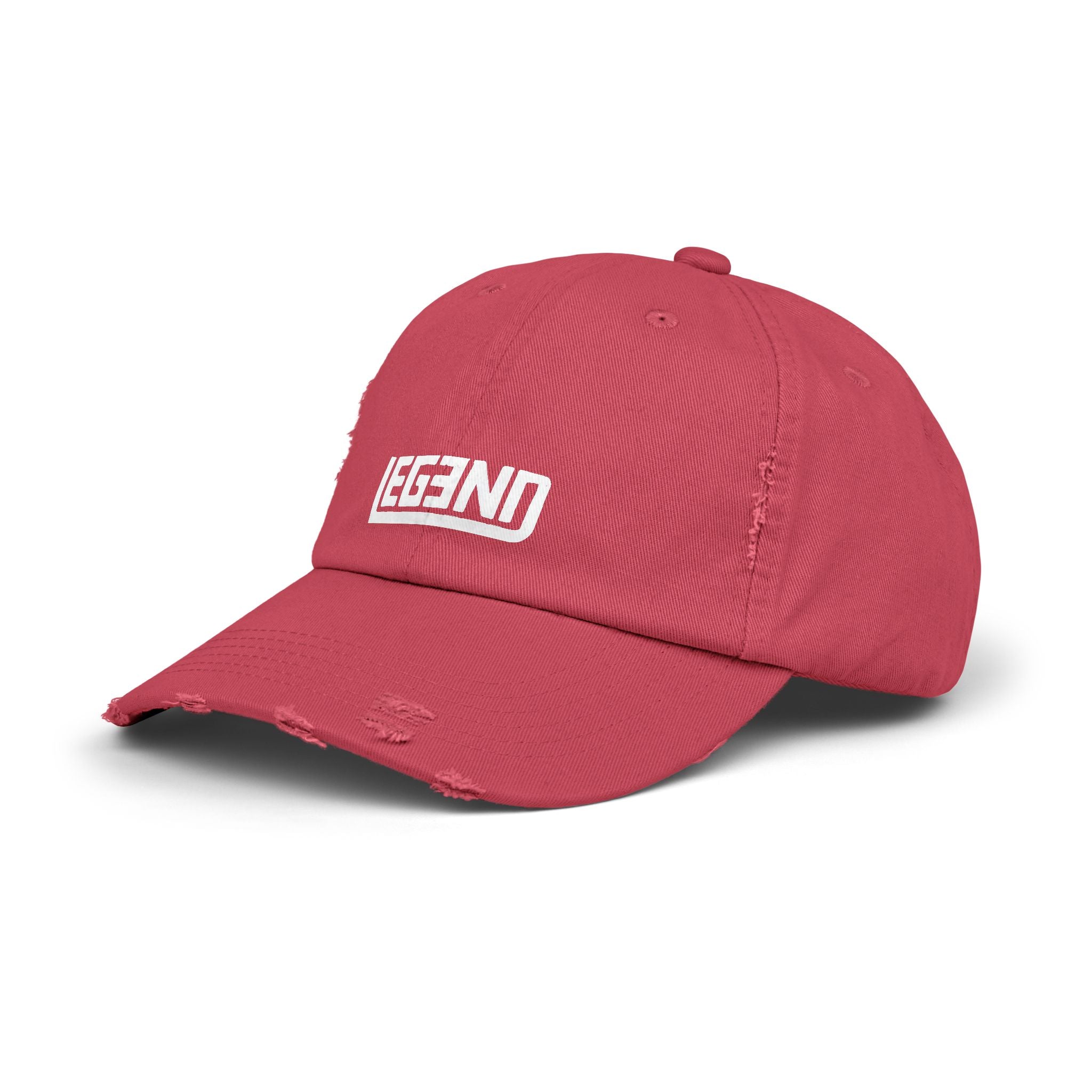 Legend Unisex Distressed Cap - Casual Statement Headwear
