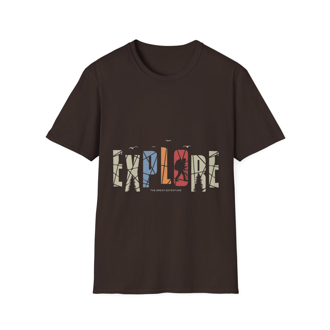 Exploration Vibes T-Shirt - Travel Adventure Tee, Nature Lover Gift, Unisex Casual Top, Outdoor Exploration Shirt, Perfect for Hiking