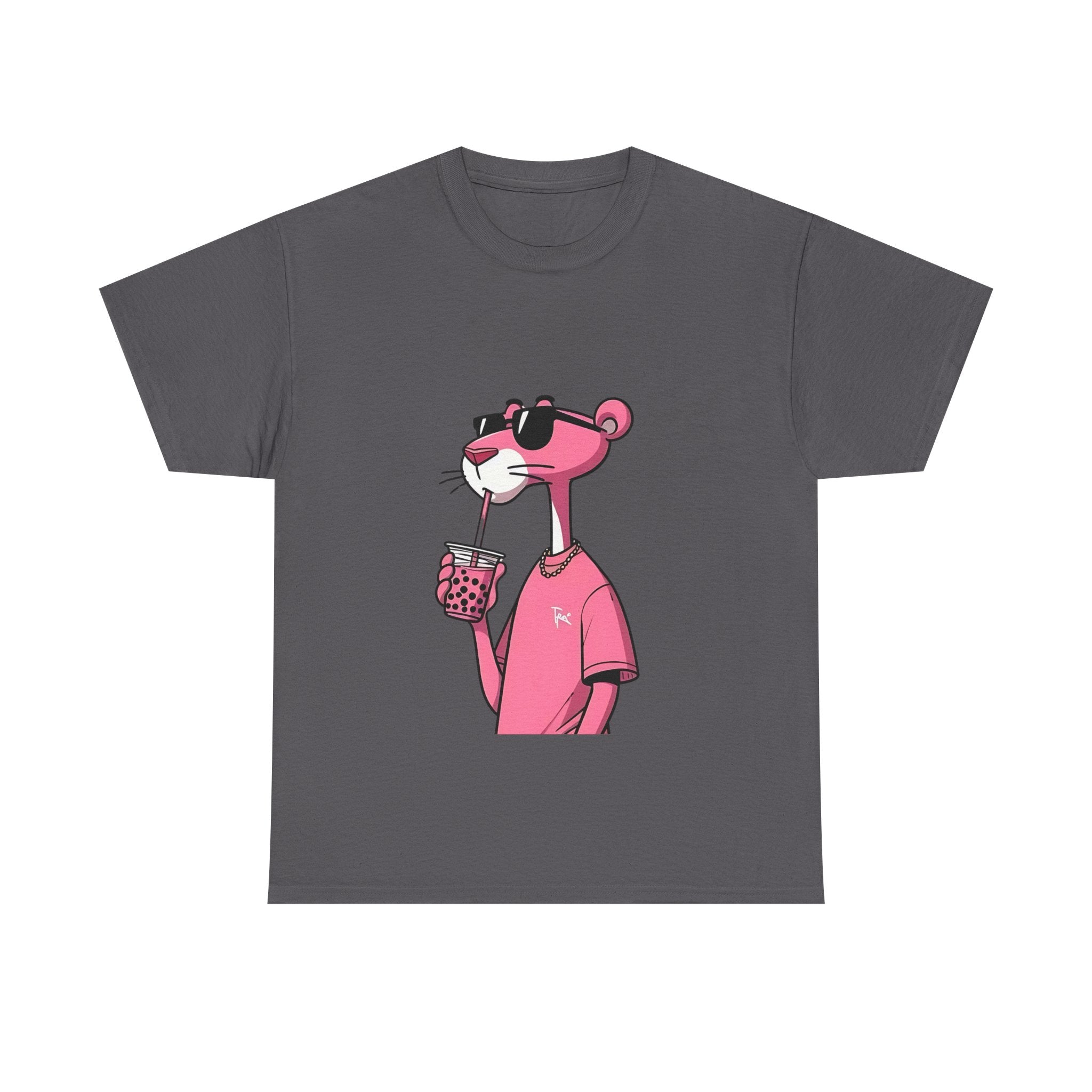 Chill Vibes Unisex Tee | Fun Summer Shirt, Casualwear, Gift for Friends, Beach Outing, Pink Panther Design