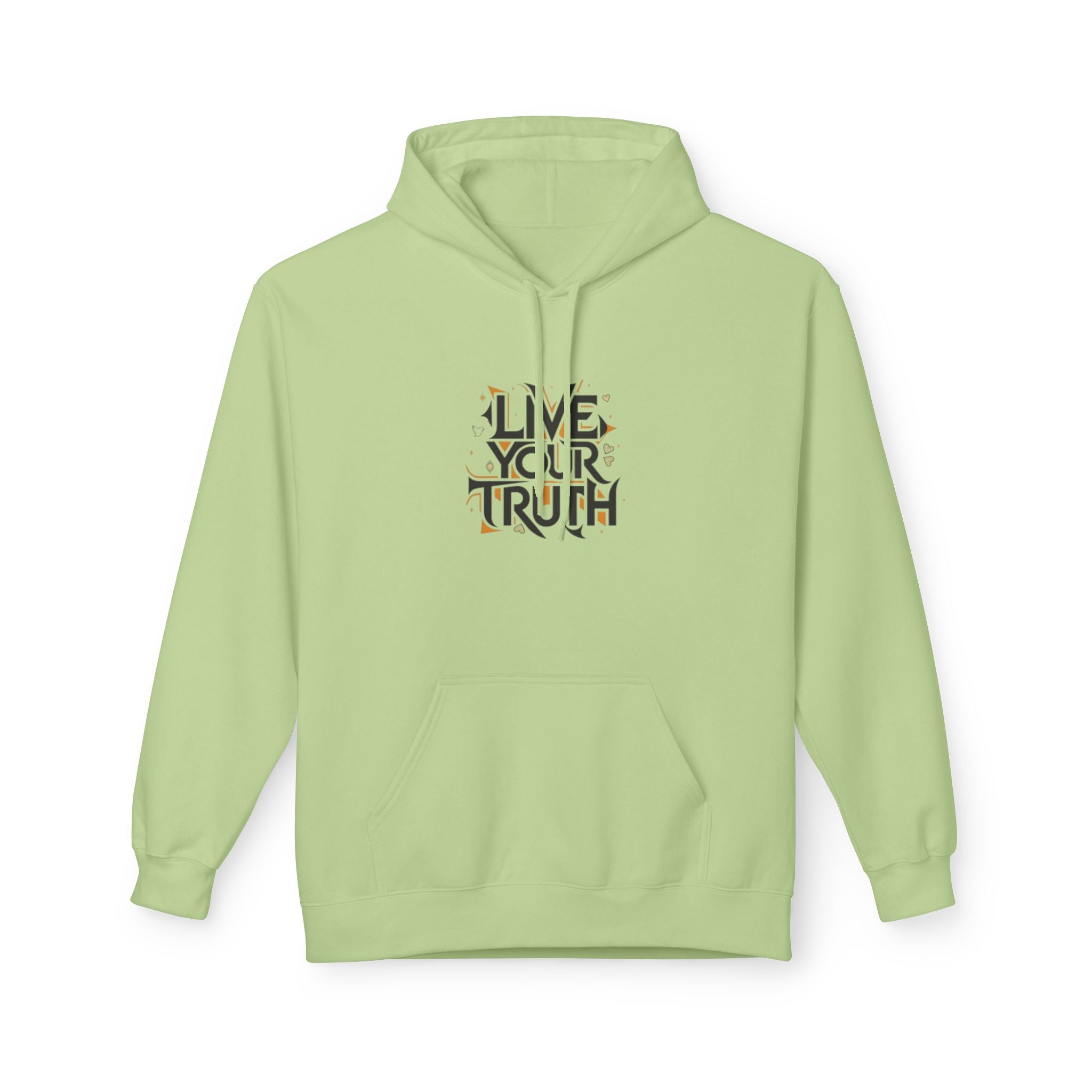 Live Your Truth Hoodie — Inspirational Graphic Pullover for Self-Expression
