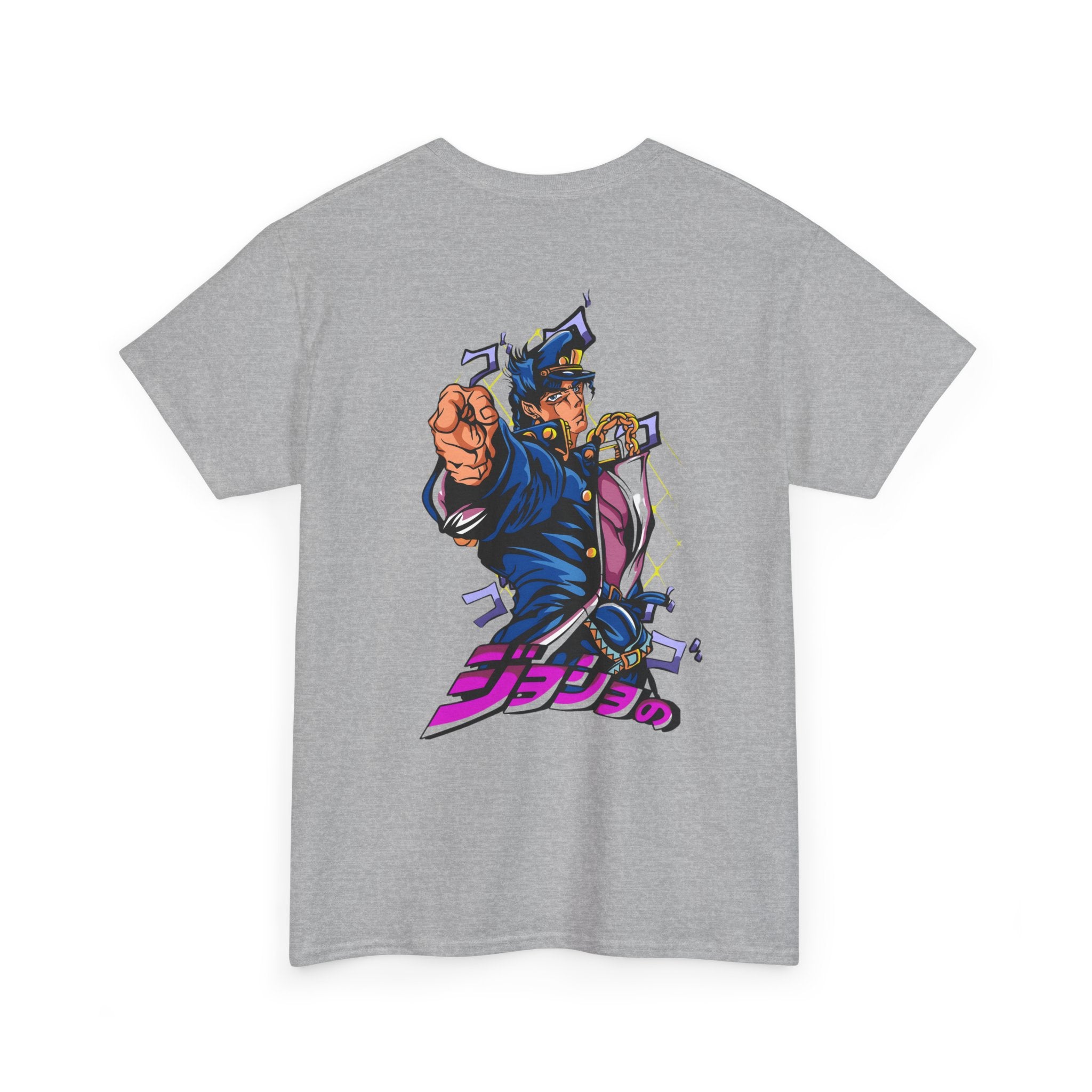 Batman & JoJo's Style Unisex Heavy Cotton Tee, Casual Wear, Graphic Tee, Streetwear, Cool Gift, Anime Shirt