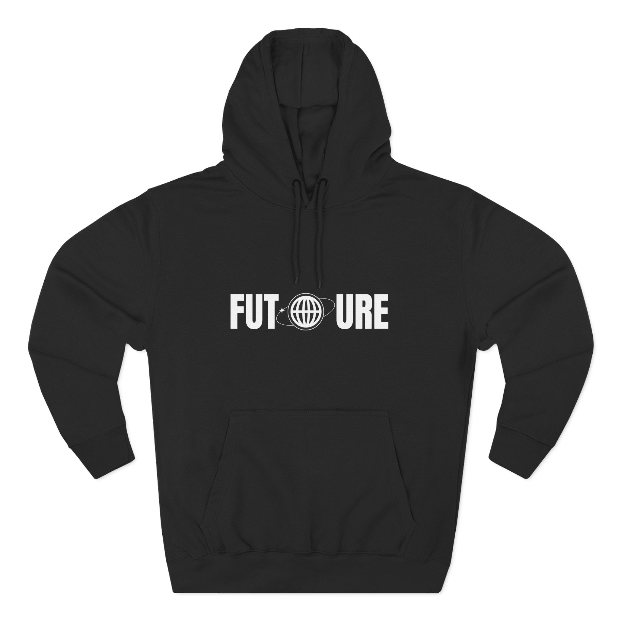 Future Logo Hoodie — Minimalist Graphic Fleece Pullover