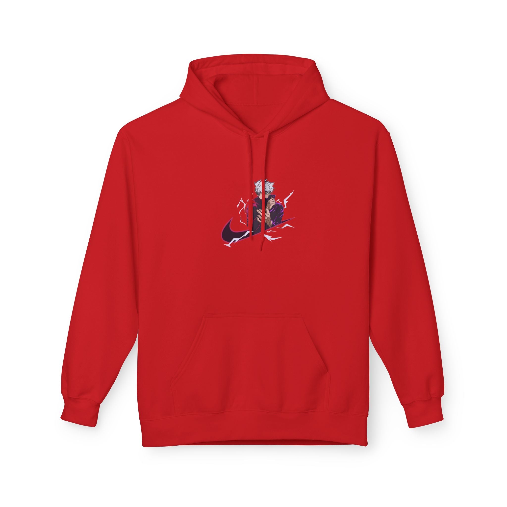 Trendy Unisex Fleece Hoodie with Artistic Design