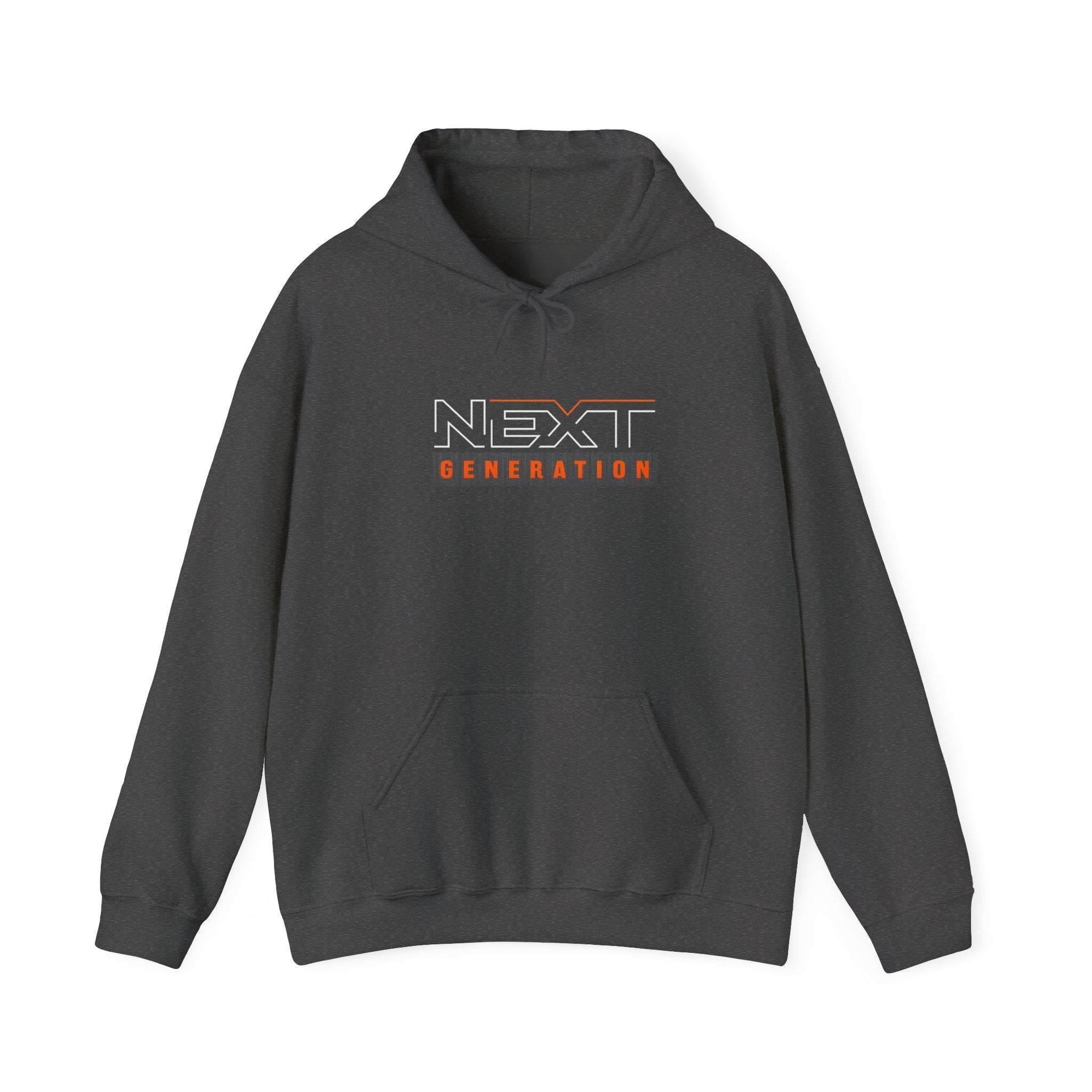 Next Generation Hoodie — Retro Futuristic Graphic Pullover
