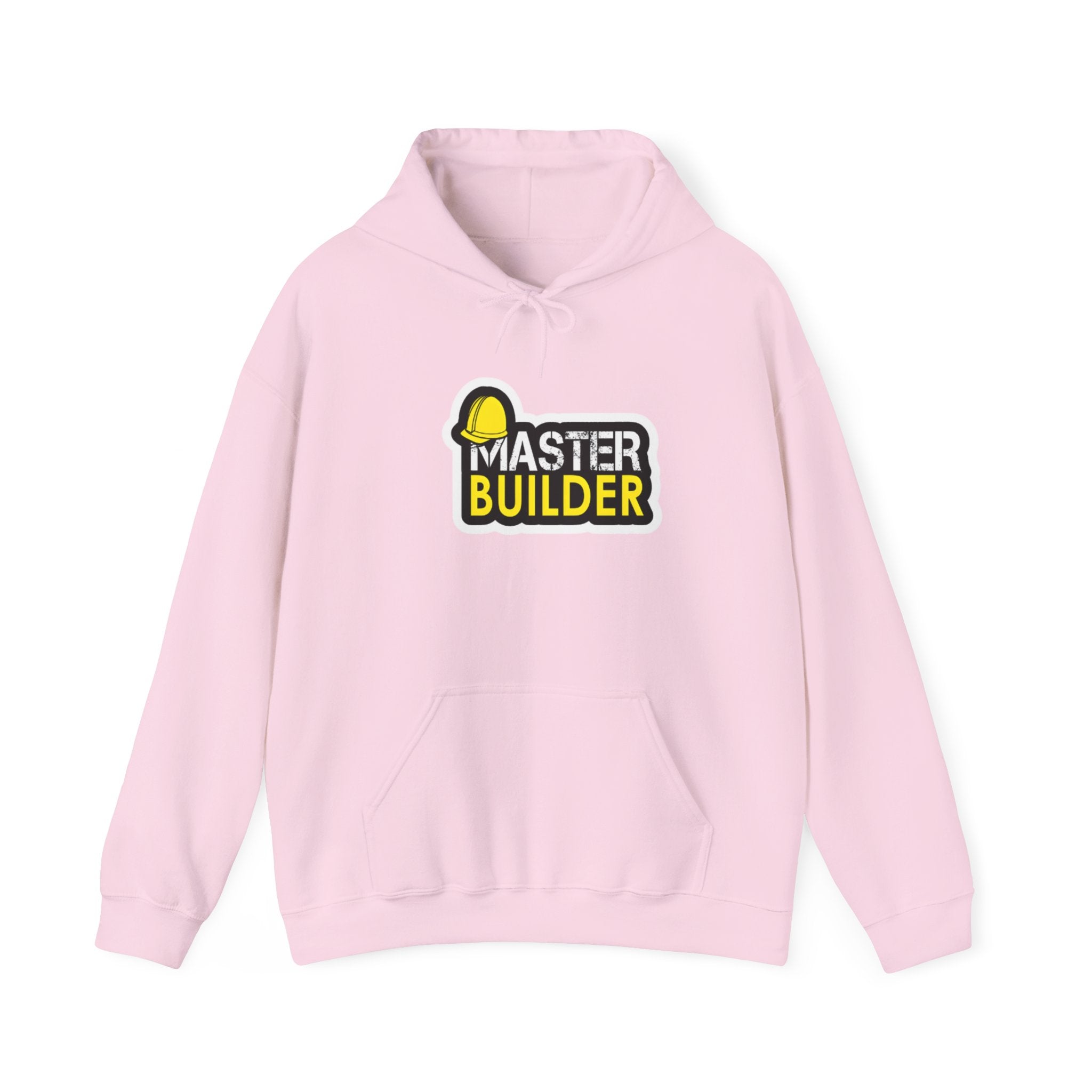 Master Builder Hoodie — Construction Worker Hard Hat Graphic Sweatshirt