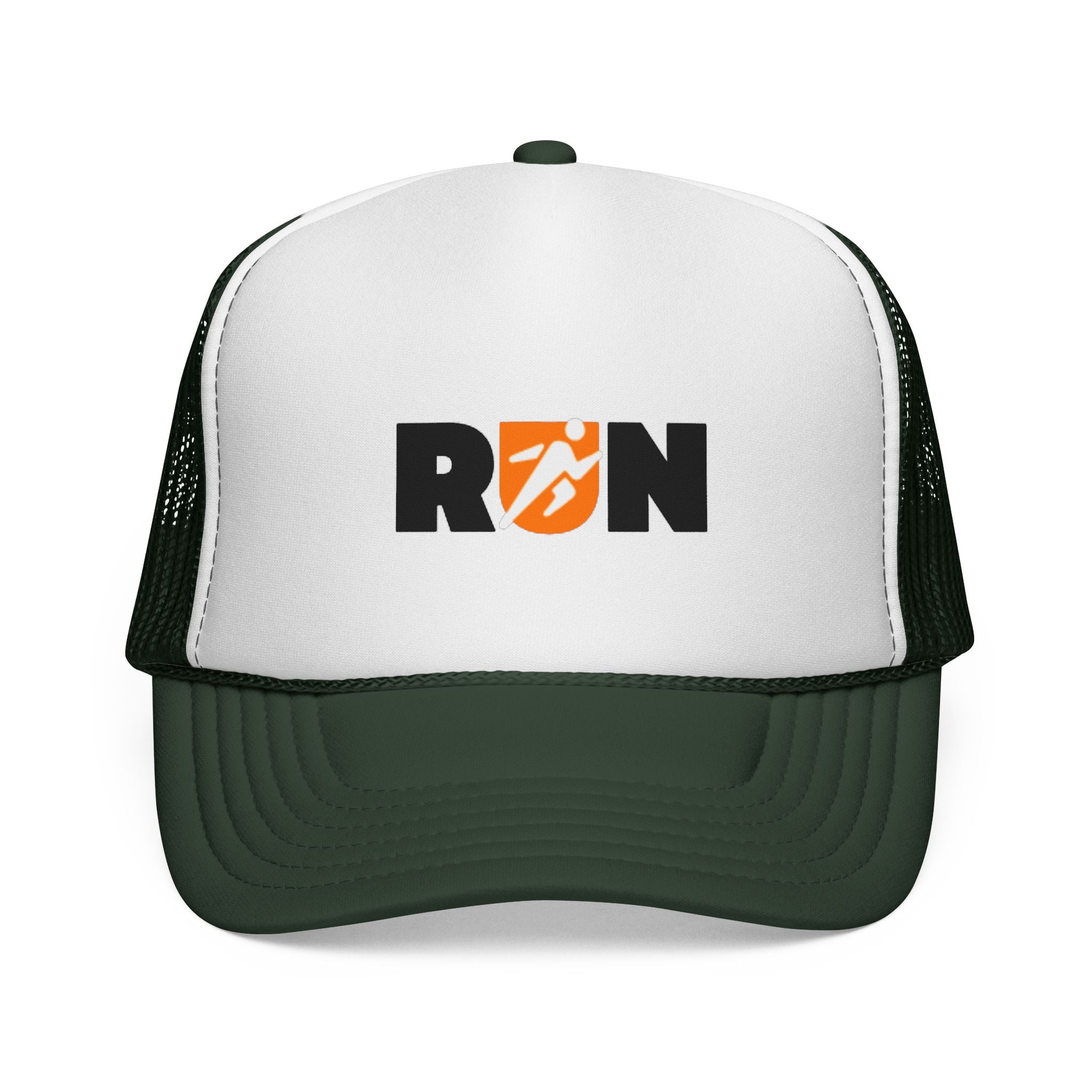 Run Trucker Hat — Retro Runner Logo Cap
