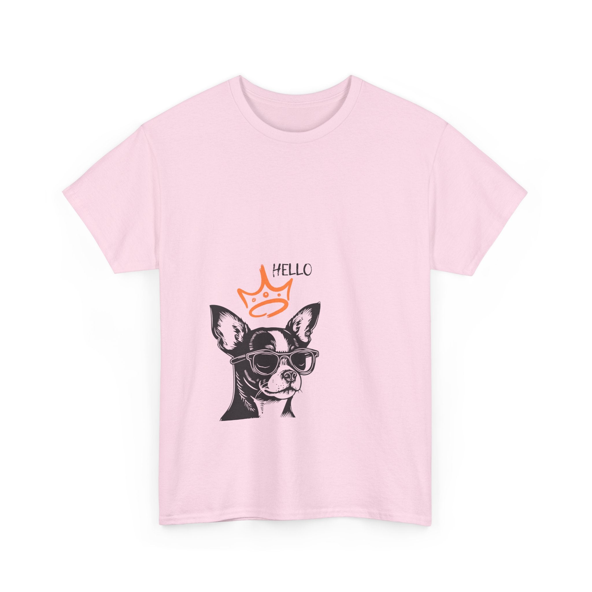 Chihuahua Crown Tee — Cute Sunglasses Dog Graphic T-Shirt
