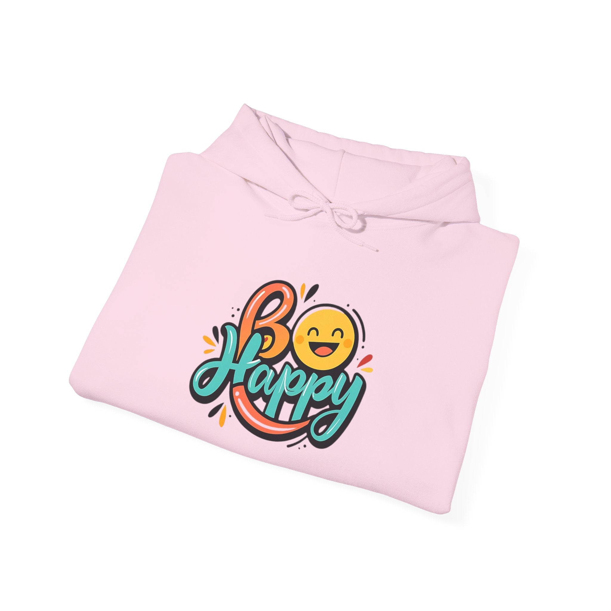 Happy Vibes Hoodie, Unisex Sweater, Fun Gift for Friends, Cozy Casual Wear, Perfect for Celebrations, Everyday Comfort