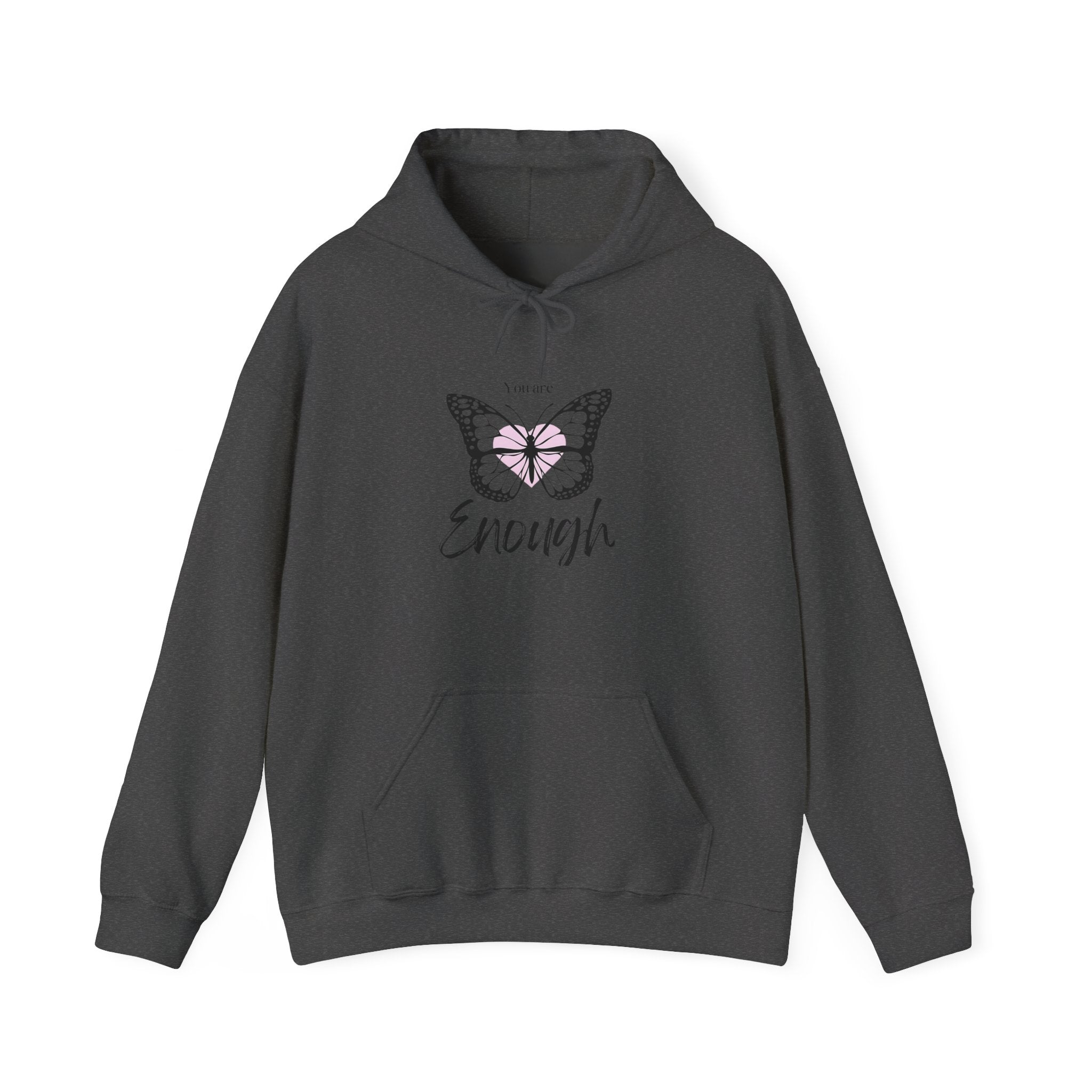Inspirational Butterfly Graphic Hoodie - Motivational Sweatshirt for Women & Men, Perfect Gift for Birthdays, Affirmation, Everyday Wear