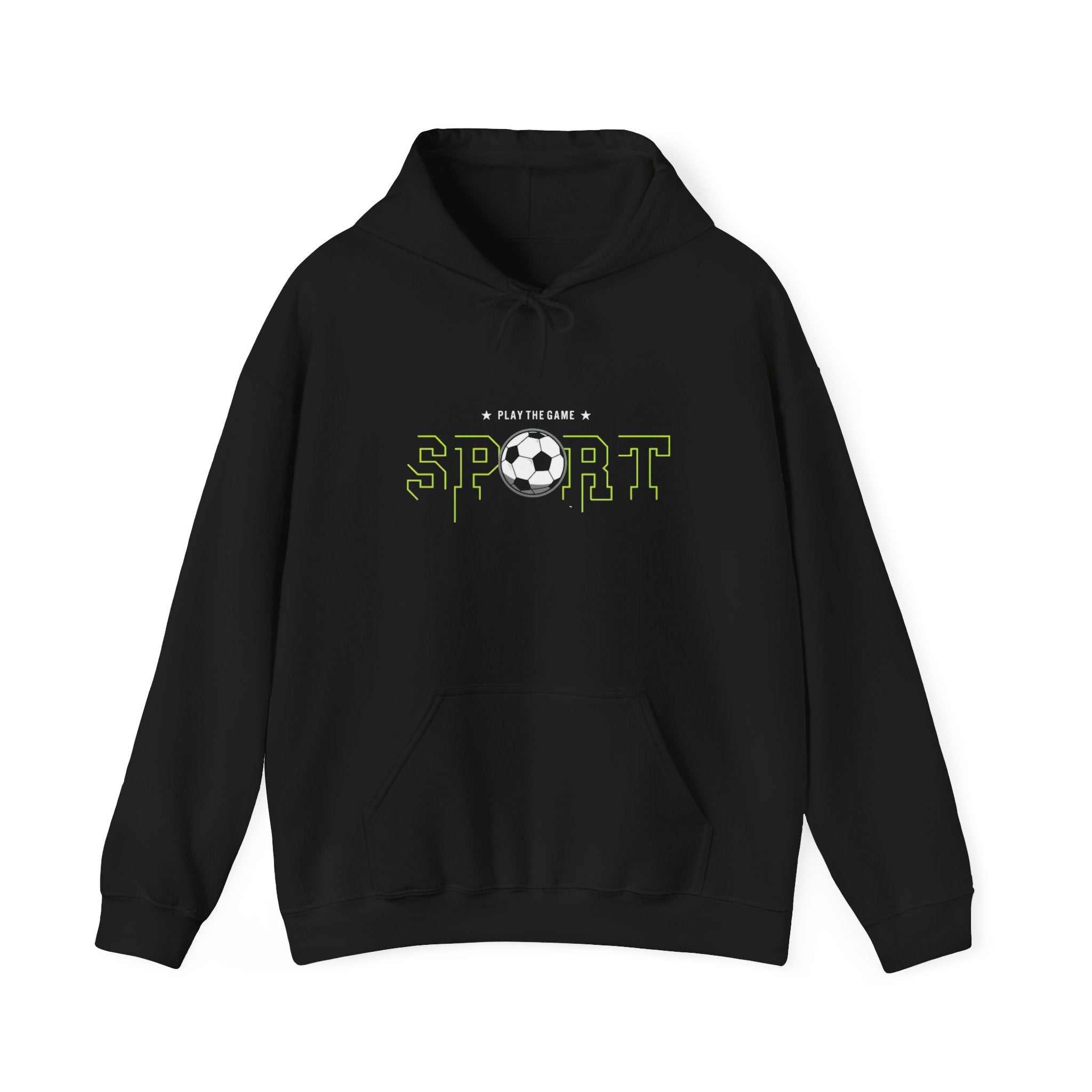 Soccer Sport Hoodie — 'Play the Game' Graphic Pullover