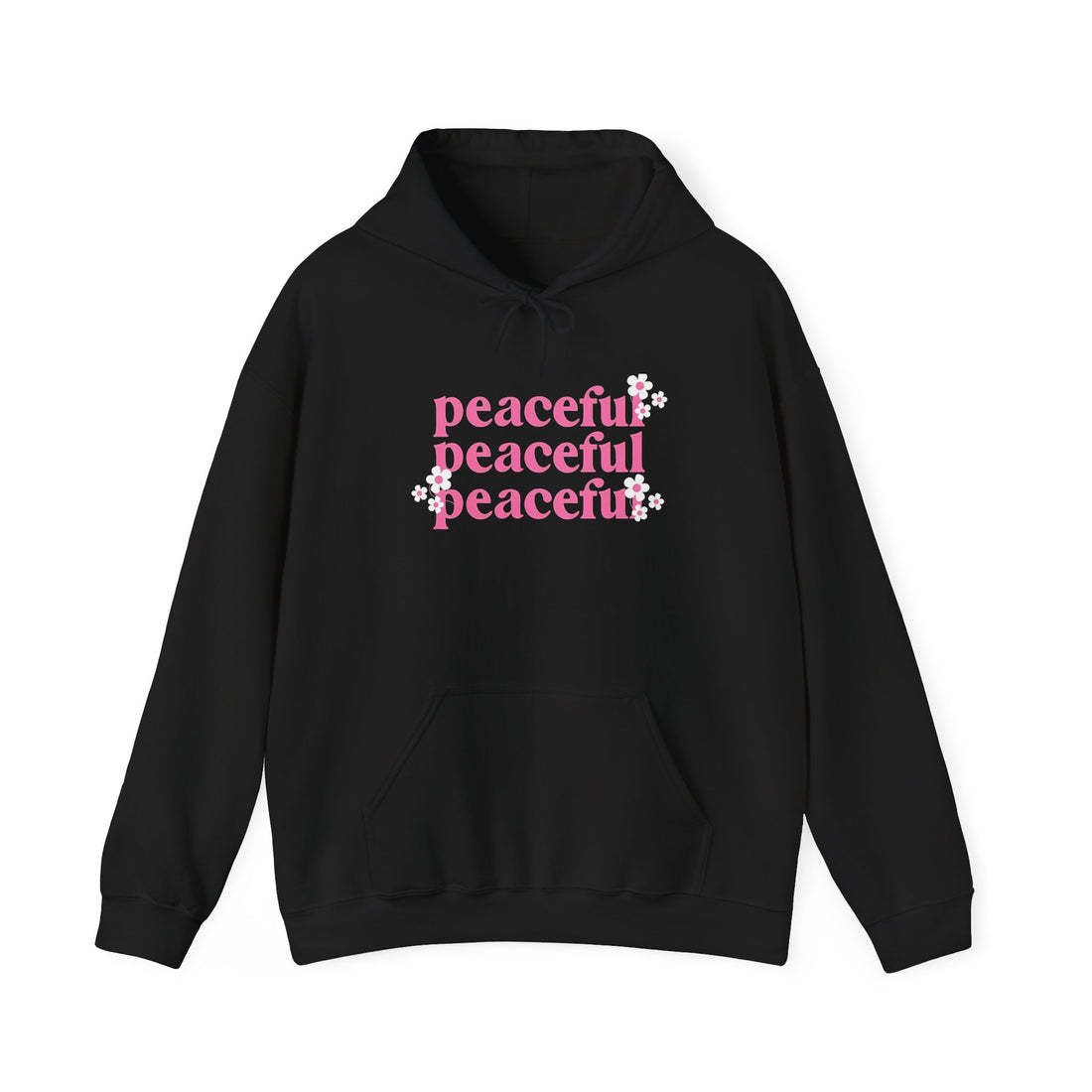 Peaceful Vibes Unisex Hoodie | Cozy Sweatshirt for Relaxation, Ideal Gift for Self-Care, Mindfulness, Casual Wear