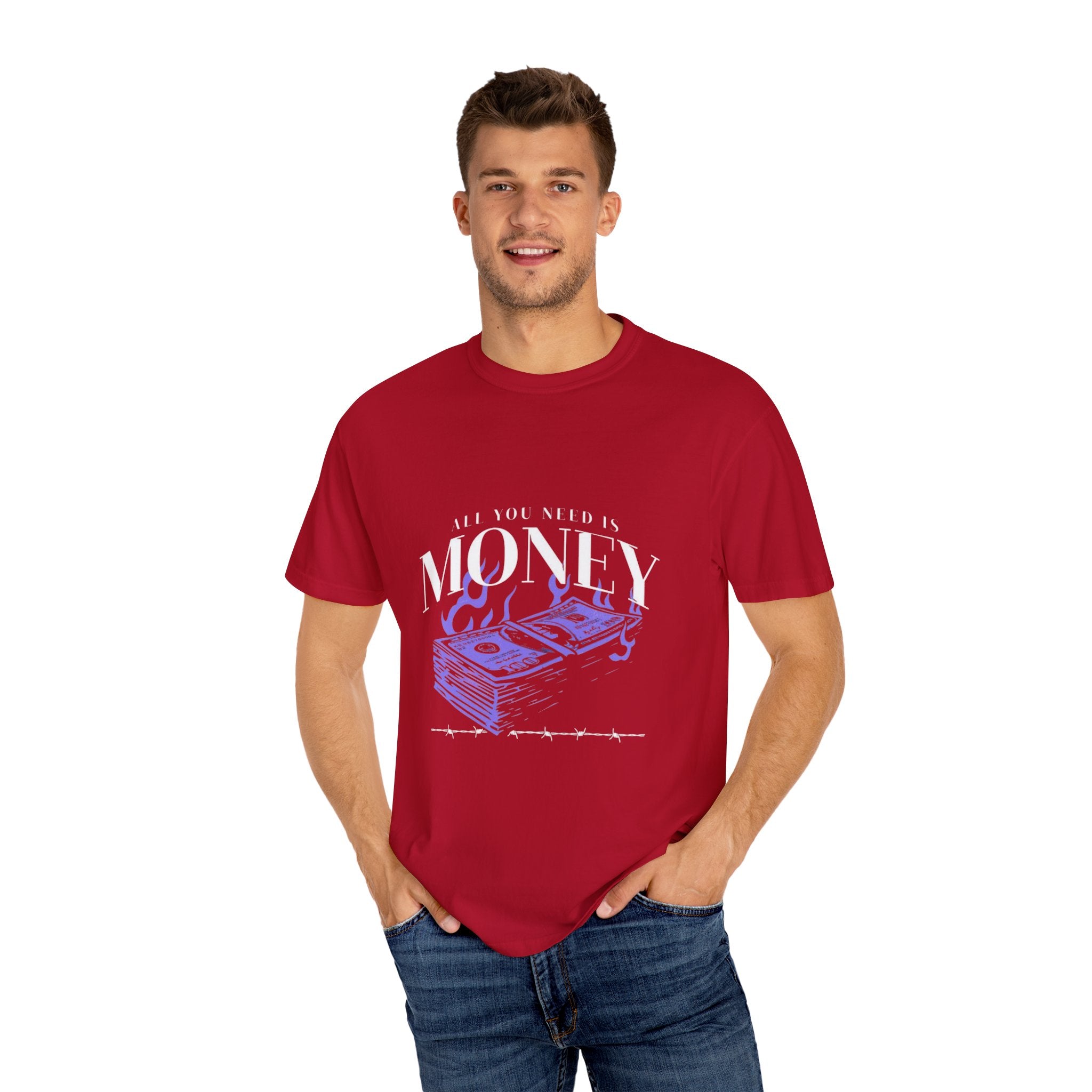 All You Need is Money T-Shirt, Motivational Tee, Unisex Graphic Shirt, Casual Wear, Gift for Entrepreneurs, Money Lover Apparel