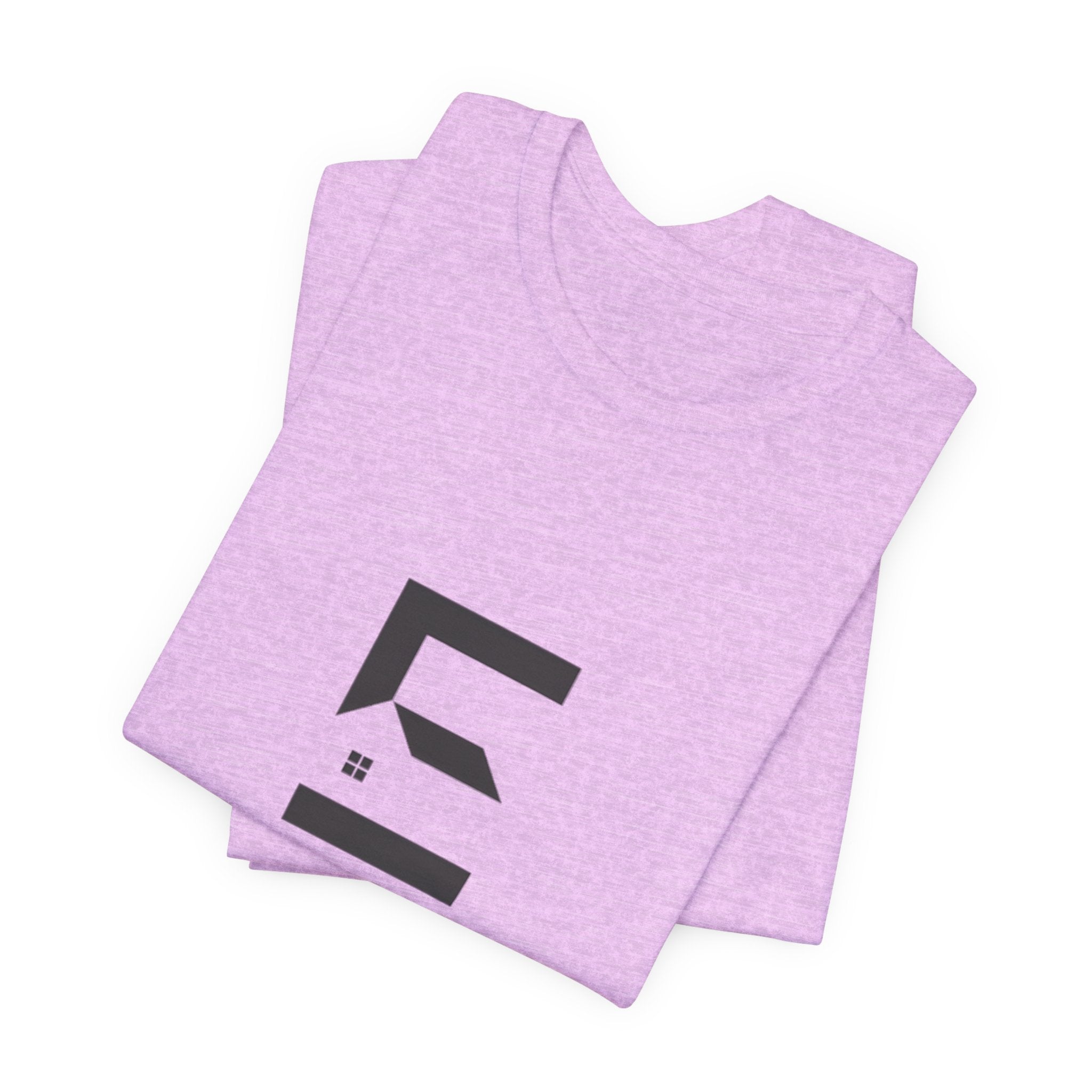 Elegant House Logo T-Shirt — Minimal Real Estate Branding Tee