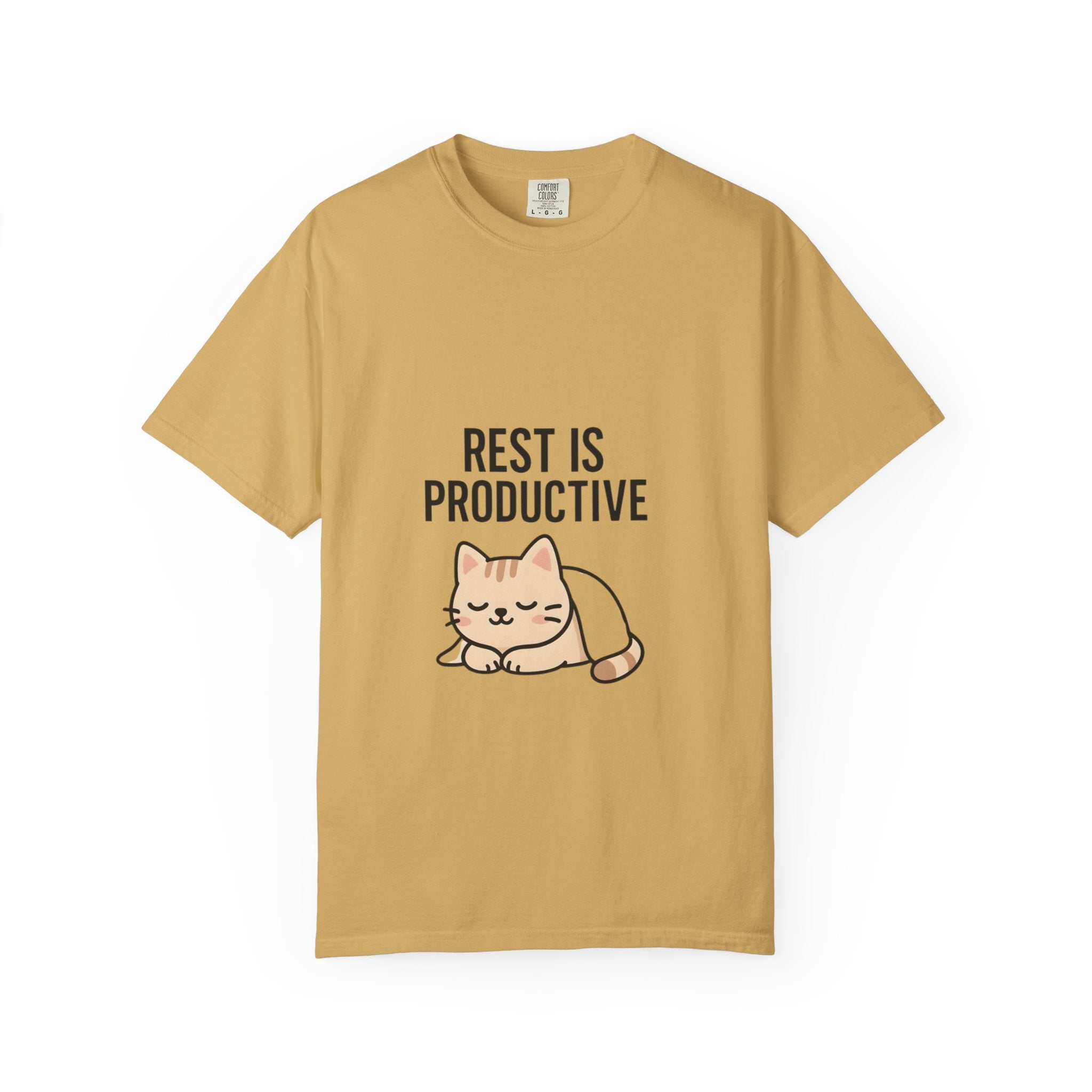 Rest Is Productive Cat T-Shirt