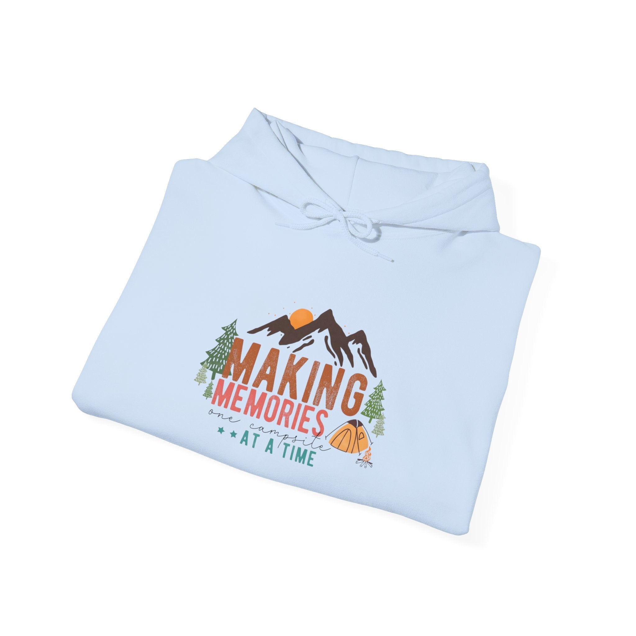 Making Memories Hoodie – Mountain Camping Graphic Pullover