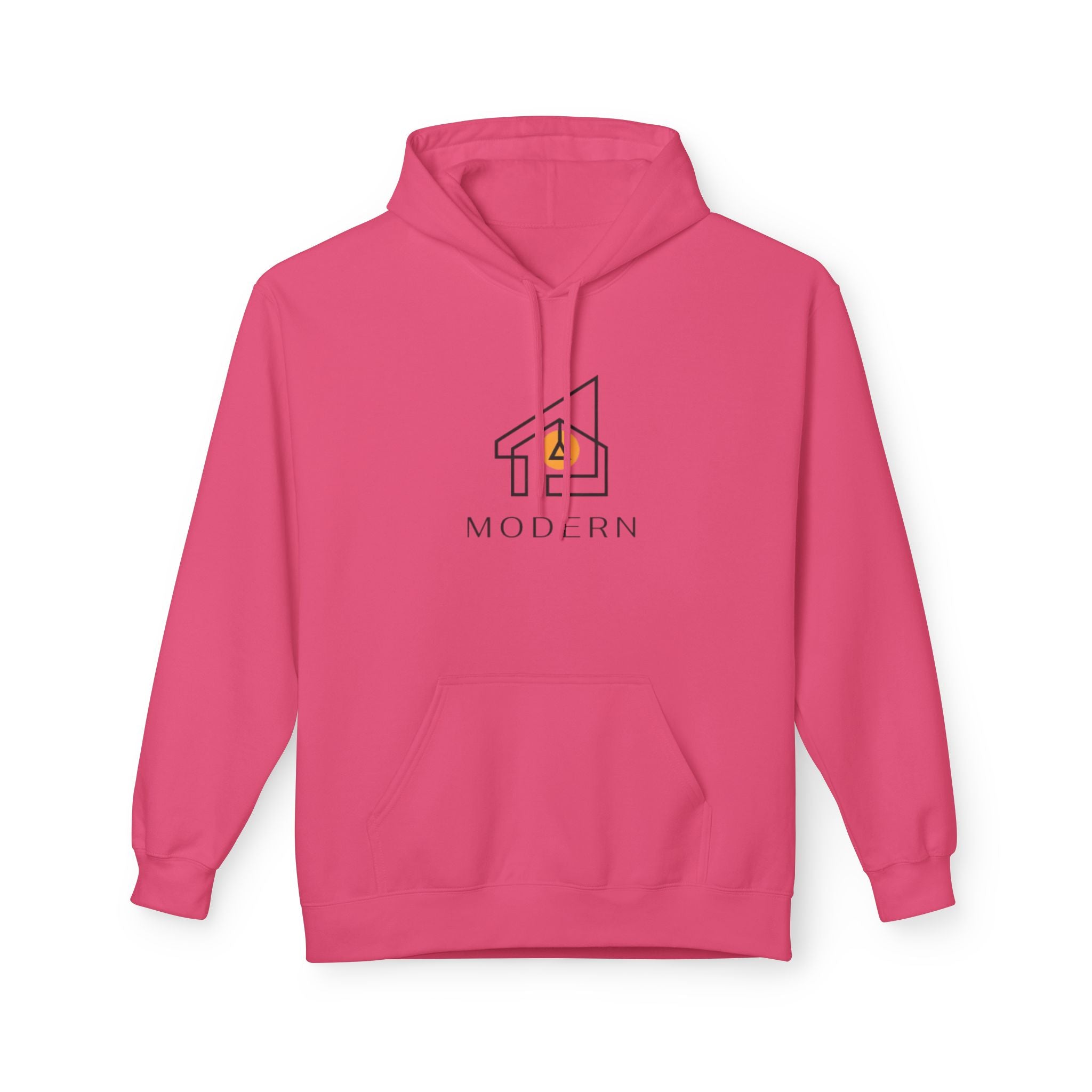 Modern House Logo Hoodie — Minimalist Real Estate Graphic Sweatshirt