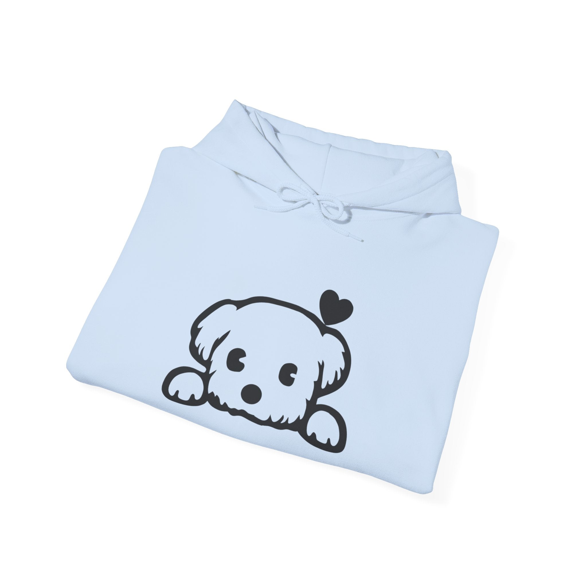 Adorable Puppy Hoodie, Cute Dog Sweatshirt for Pet Lovers, Cozy Unisex Gift, Perfect for Birthdays or Dog Lovers