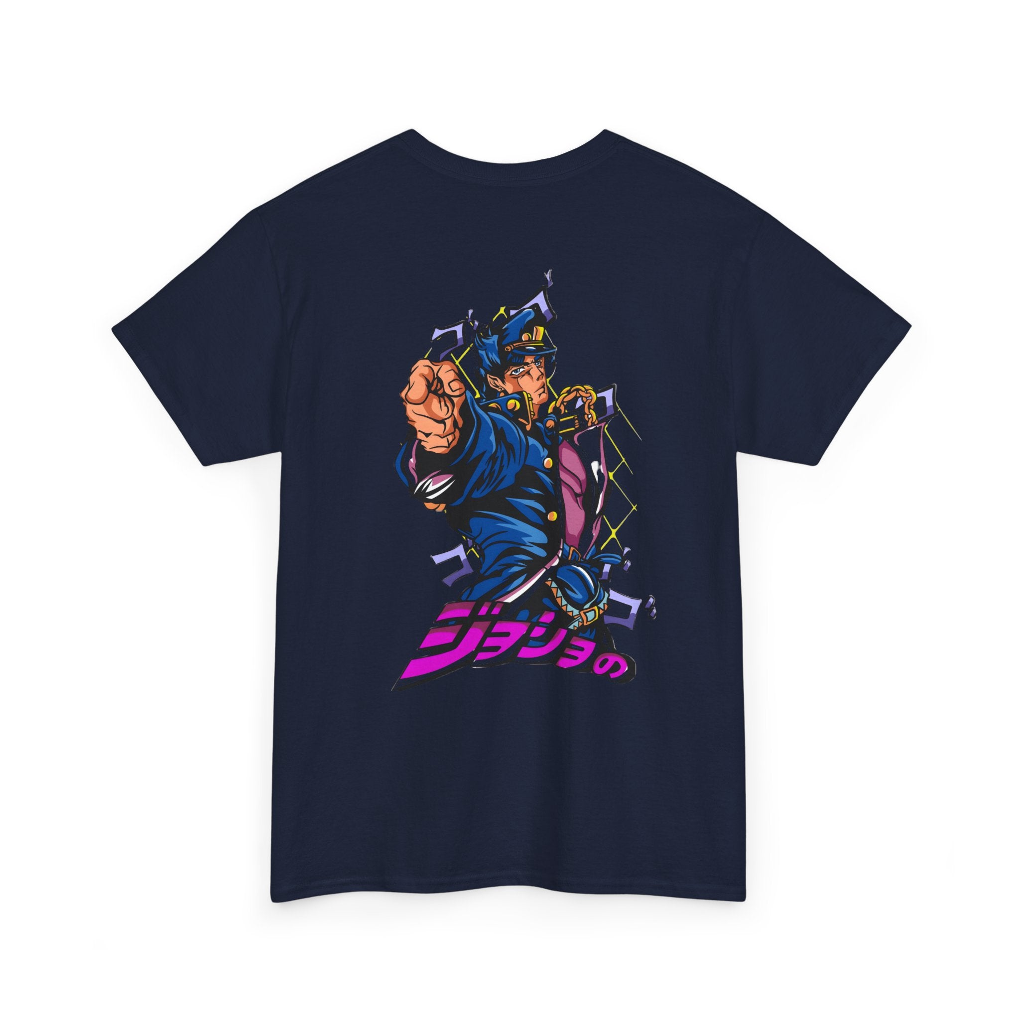 Batman & JoJo's Style Unisex Heavy Cotton Tee, Casual Wear, Graphic Tee, Streetwear, Cool Gift, Anime Shirt