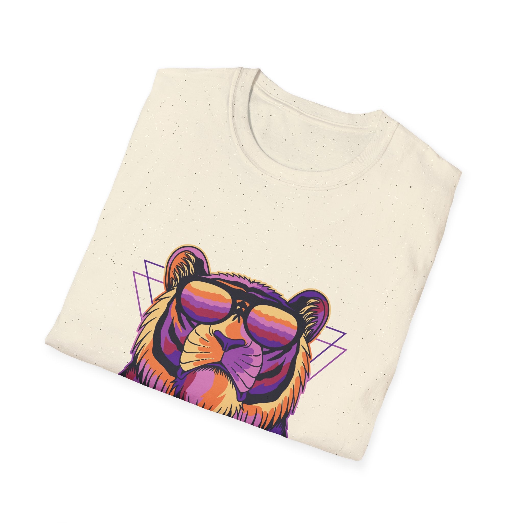Neon Sunglasses Tiger T-Shirt