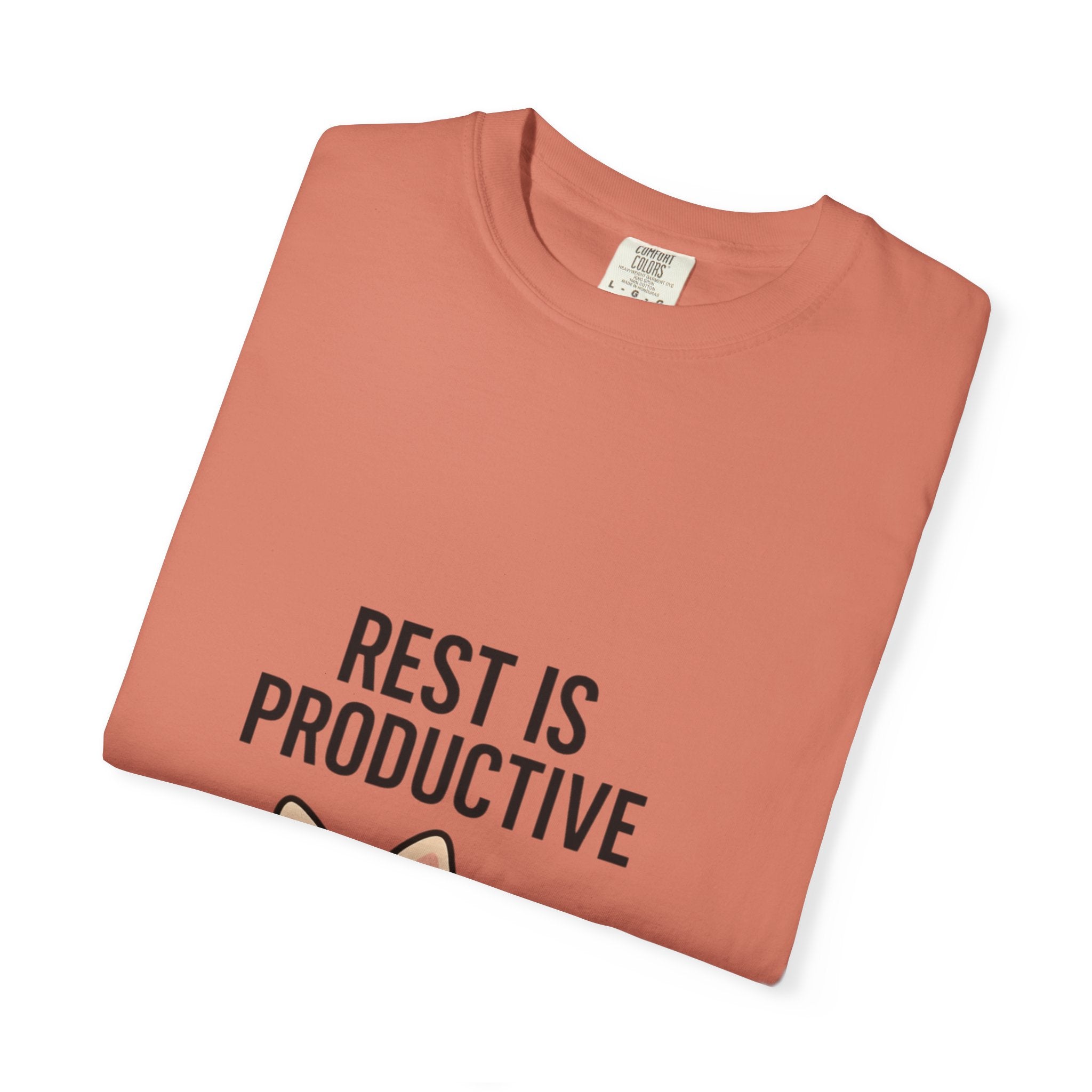 Rest Is Productive Cat T-Shirt