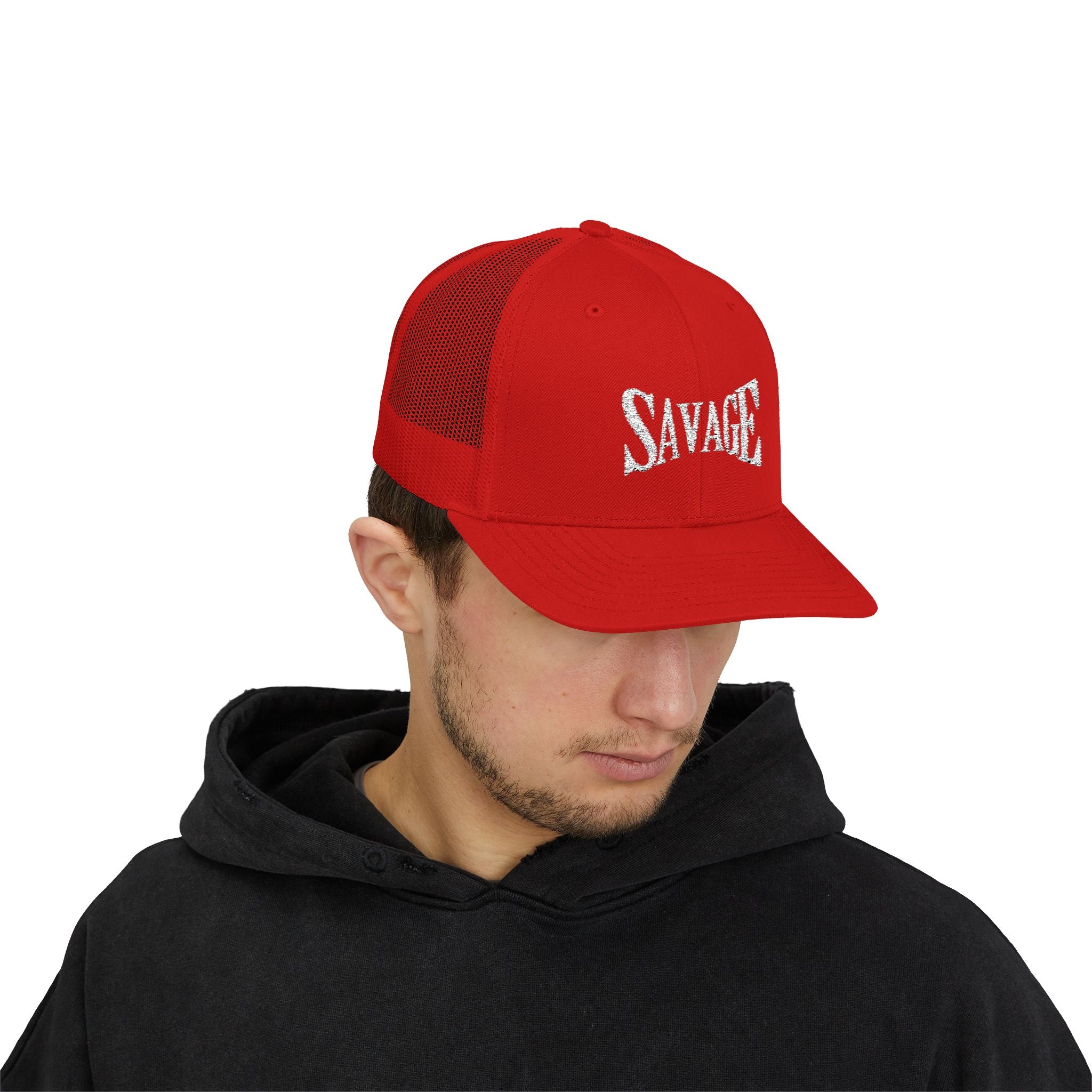 Savage Snapback Trucker Cap - Stylish Casual Headwear