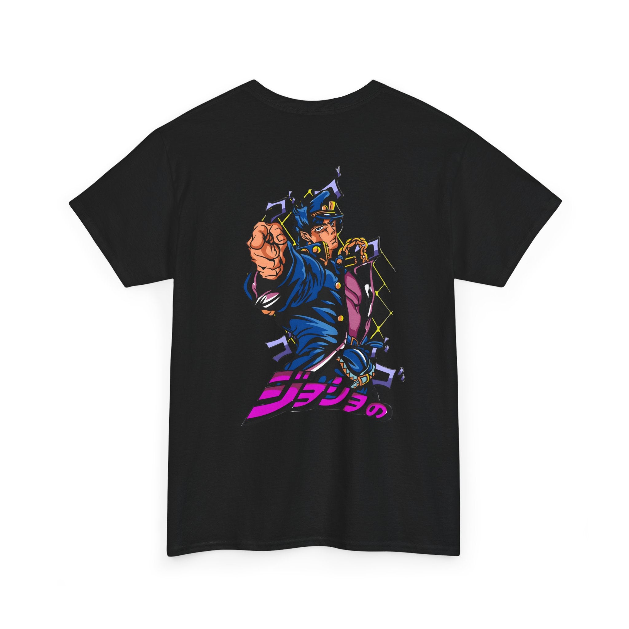 Batman & JoJo's Style Unisex Heavy Cotton Tee, Casual Wear, Graphic Tee, Streetwear, Cool Gift, Anime Shirt