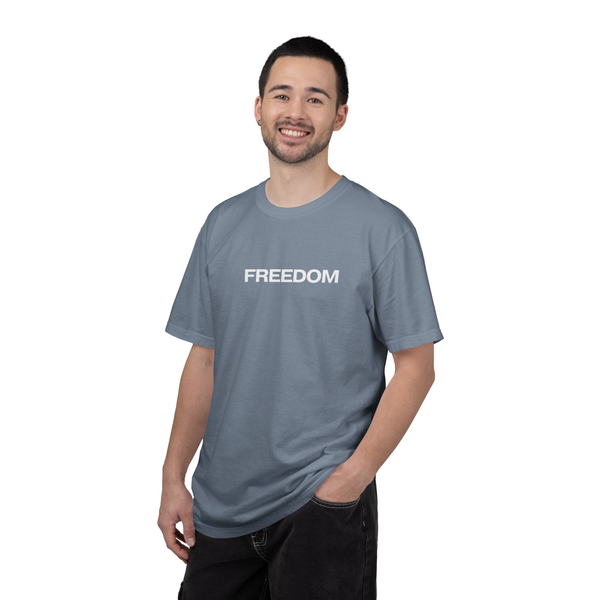 Freedom Angel T-Shirt — Graphic Garment-Dyed Tee