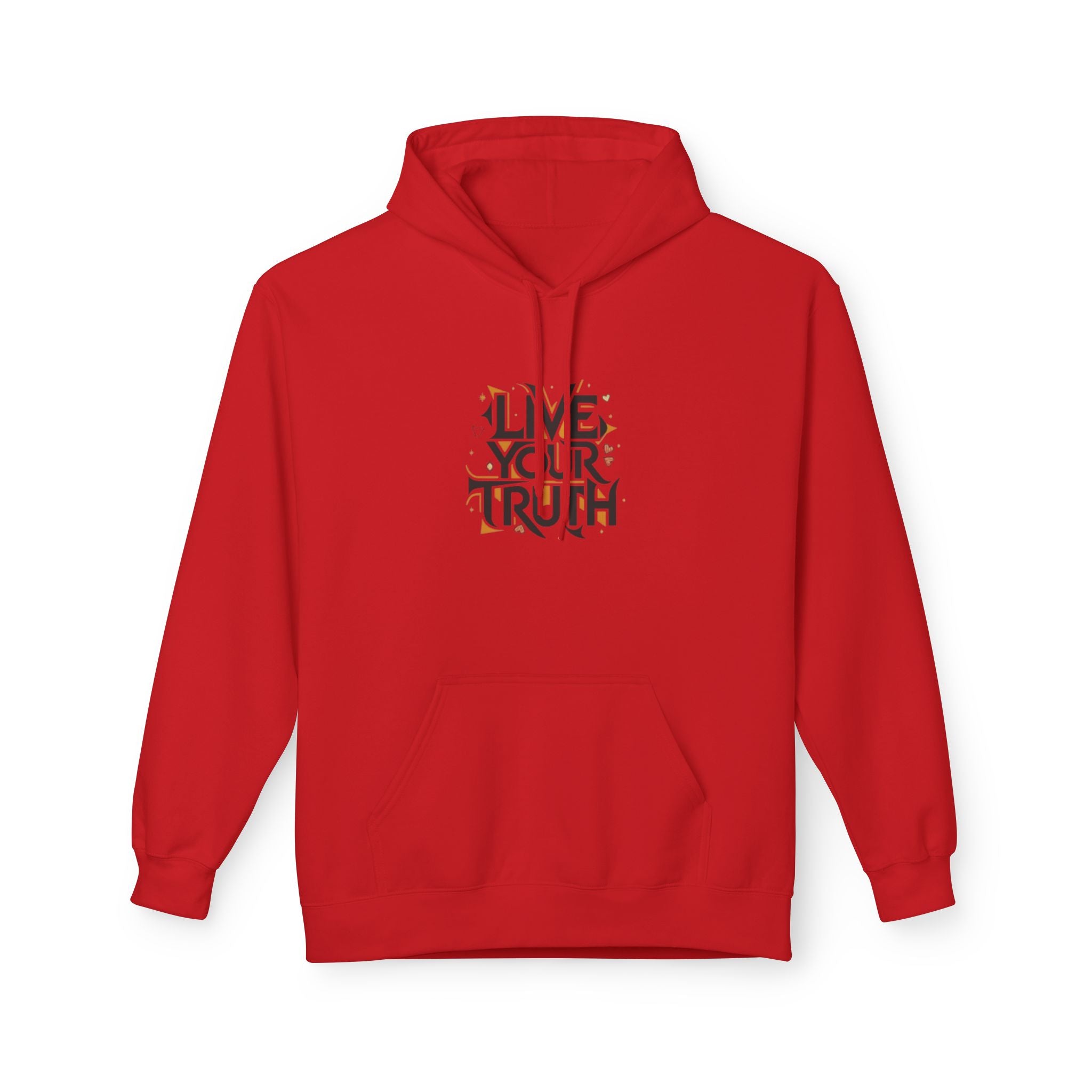 Live Your Truth Hoodie — Inspirational Graphic Pullover for Self-Expression