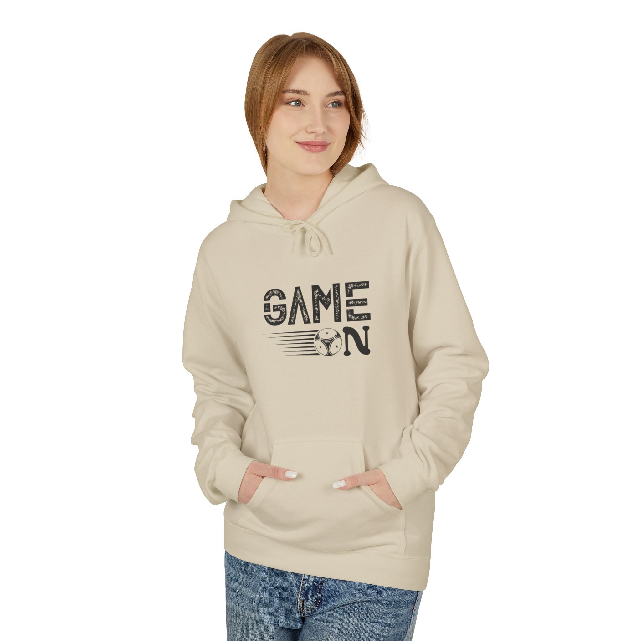 Game On Hoodie - Retro Stripes Gaming Pullover