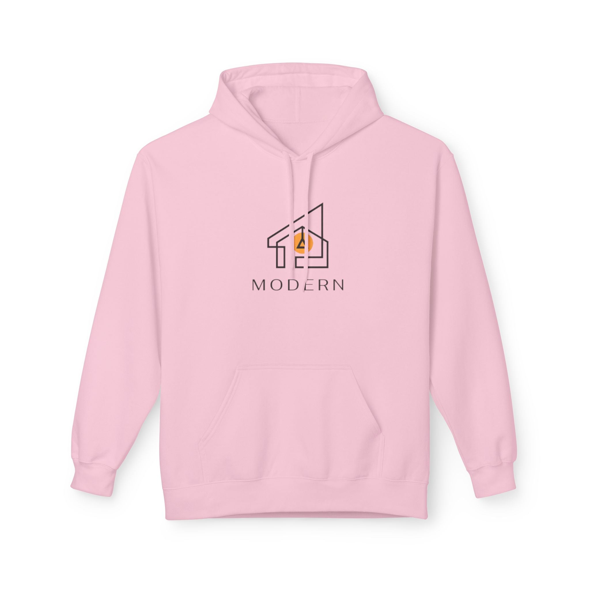 Modern House Logo Hoodie — Minimalist Real Estate Graphic Sweatshirt