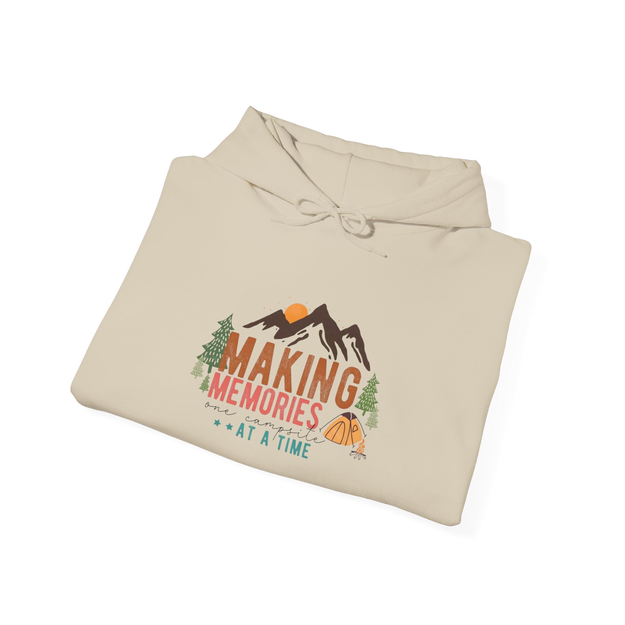 Making Memories Hoodie – Mountain Camping Graphic Pullover