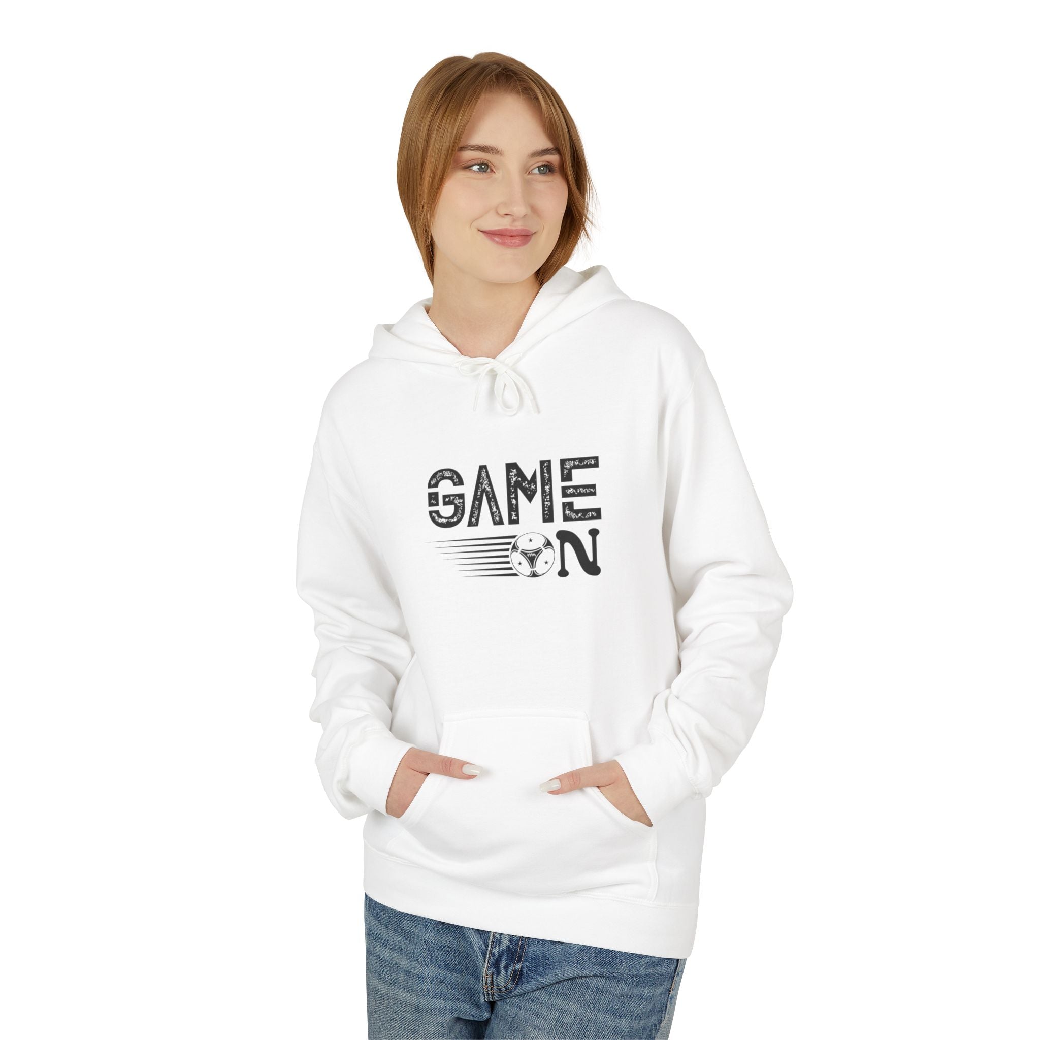 Game On Hoodie - Retro Stripes Gaming Pullover