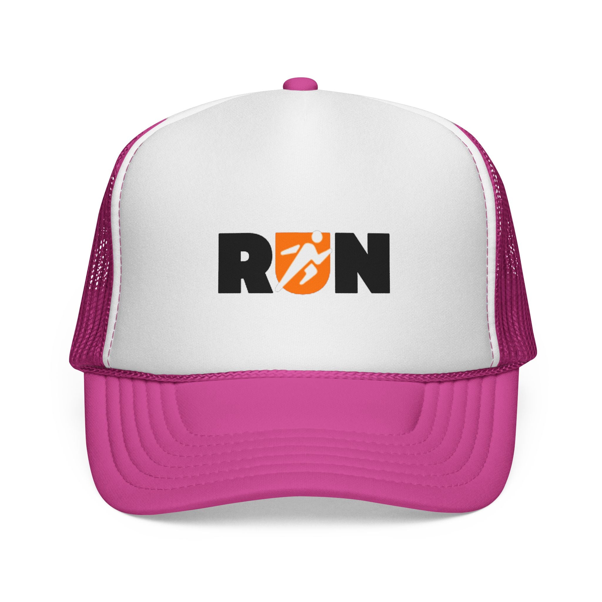 Run Trucker Hat — Retro Runner Logo Cap
