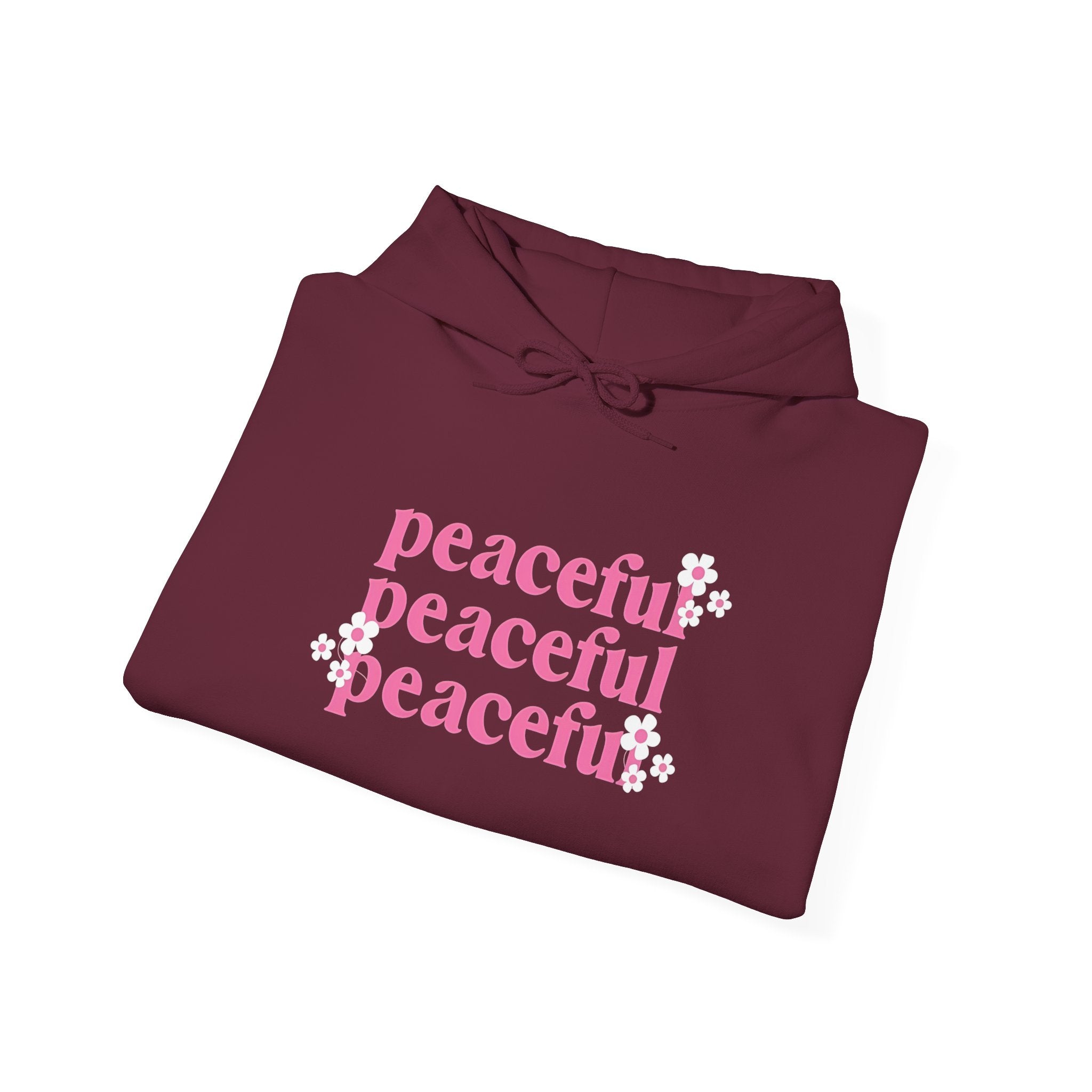 Peaceful Vibes Unisex Hoodie | Cozy Sweatshirt for Relaxation, Ideal Gift for Self-Care, Mindfulness, Casual Wear