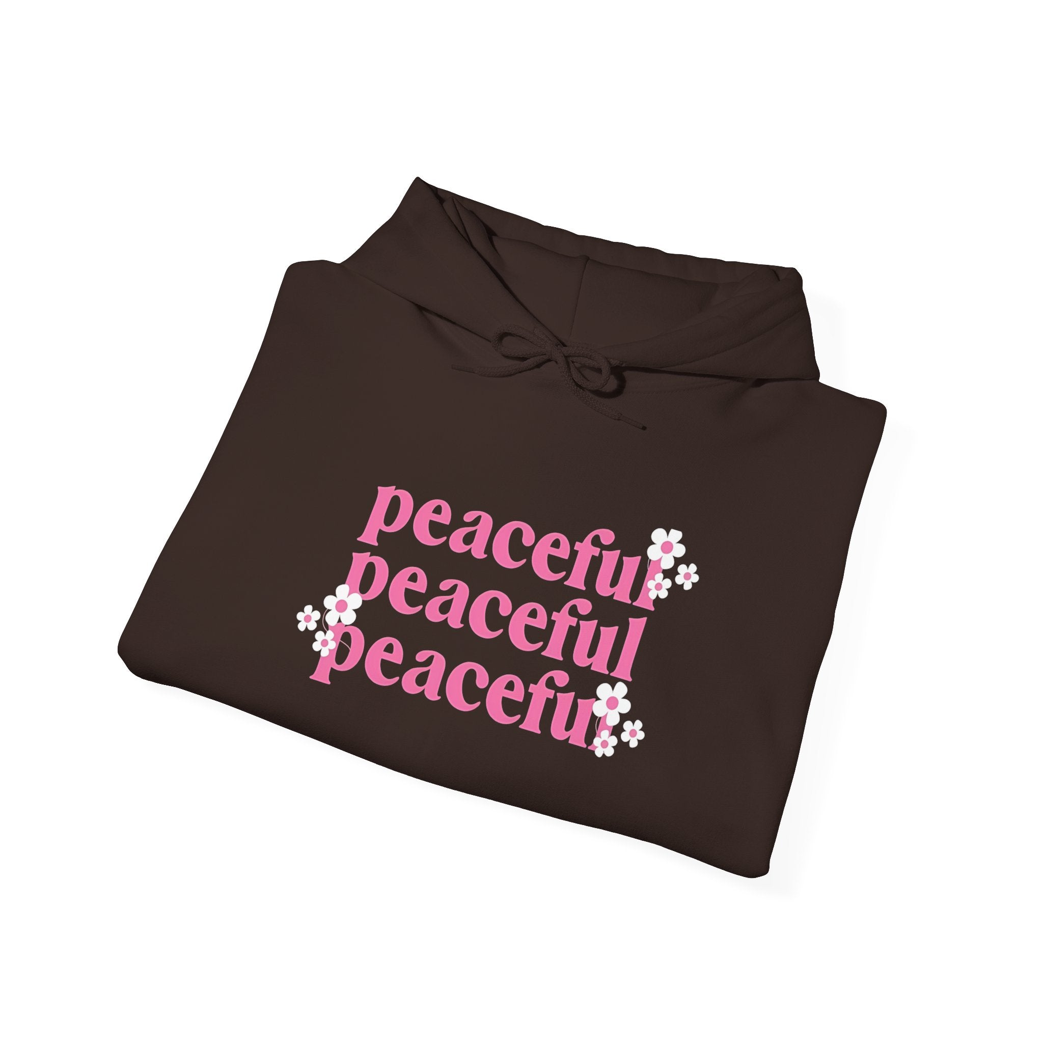 Peaceful Vibes Unisex Hoodie | Cozy Sweatshirt for Relaxation, Ideal Gift for Self-Care, Mindfulness, Casual Wear