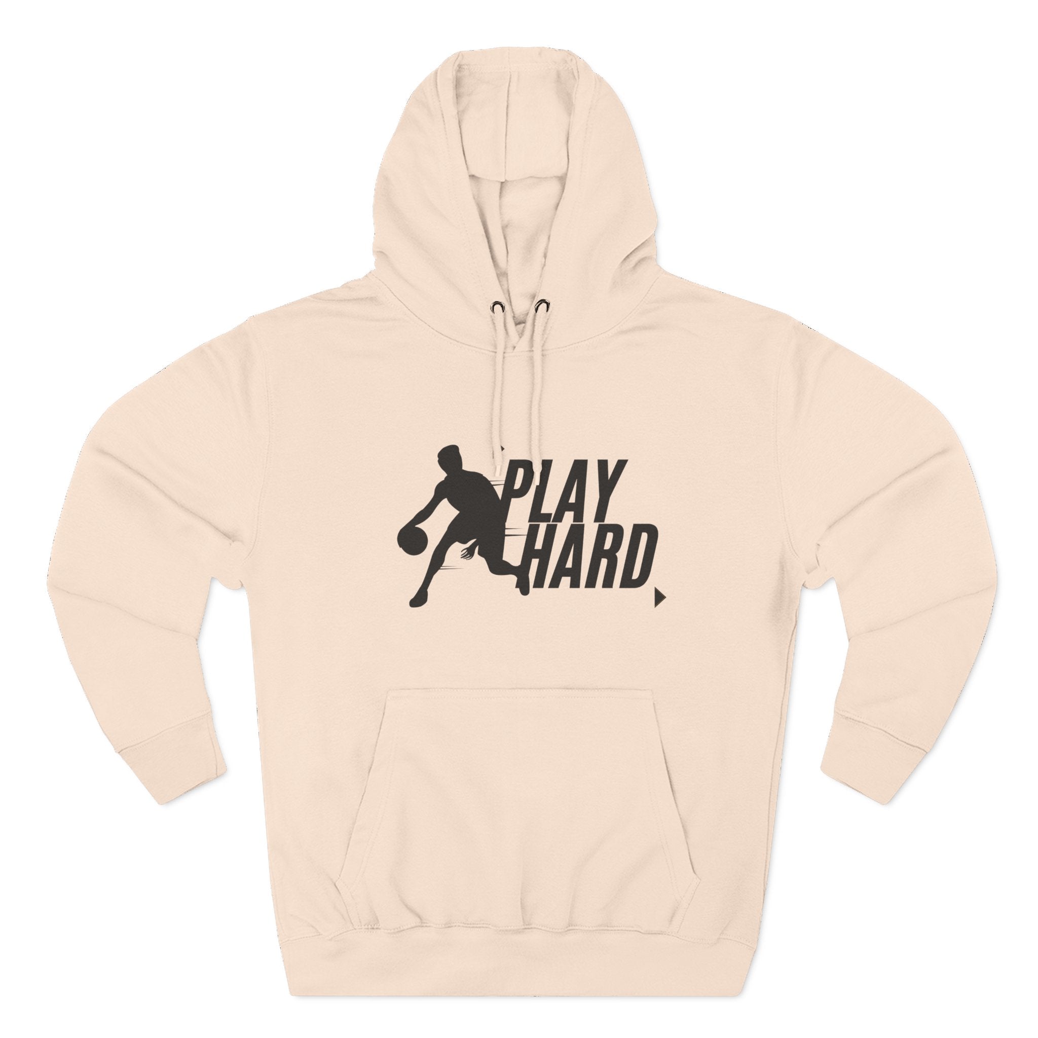 Play Hard Basketball Hoodie - Athletic Sportswear Pullover