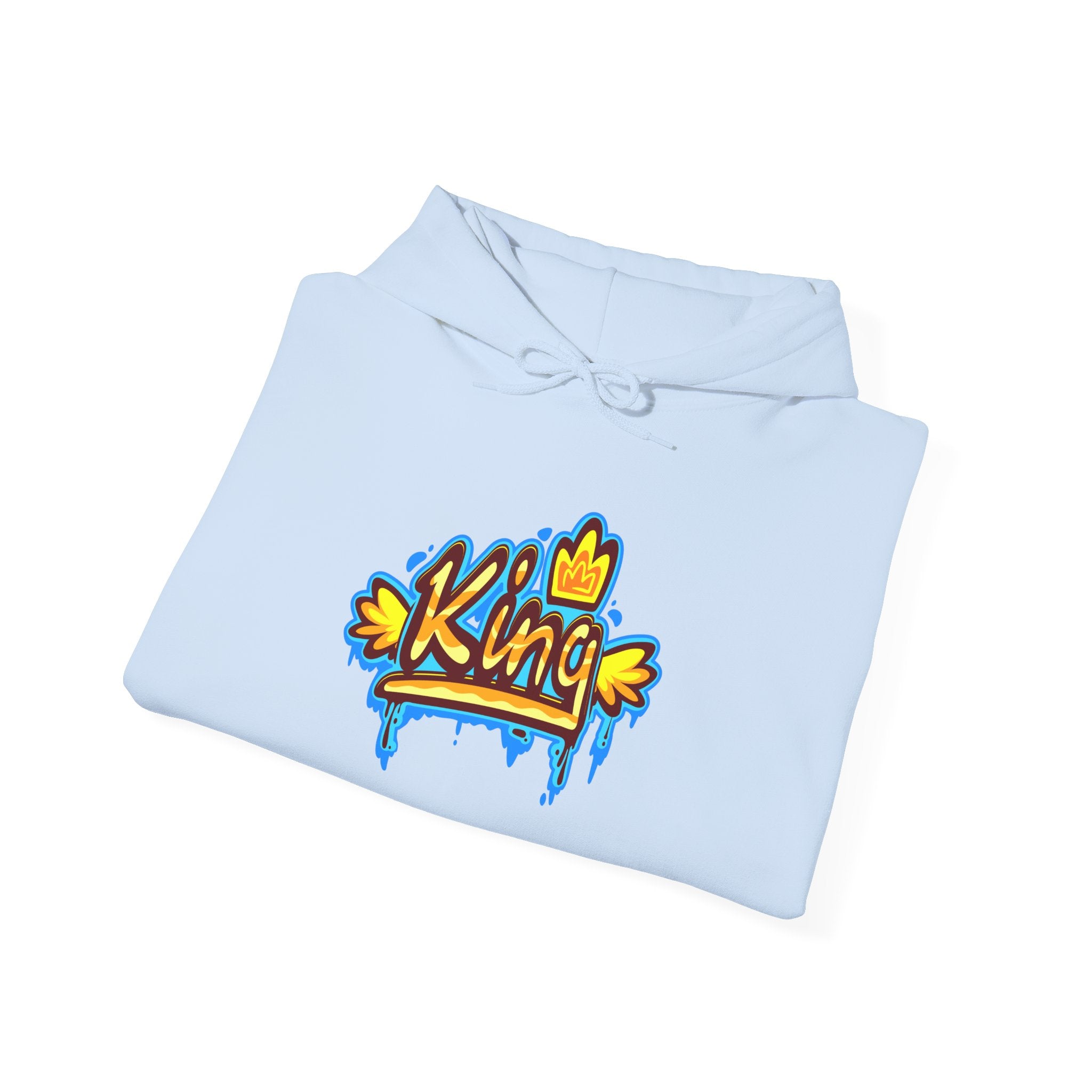 King Hoodie - Unisex Heavy Blend™ Sweatshirt, Casual Wear, Streetwear, Gift for Him, Birthday Gift, Cozy Fashion