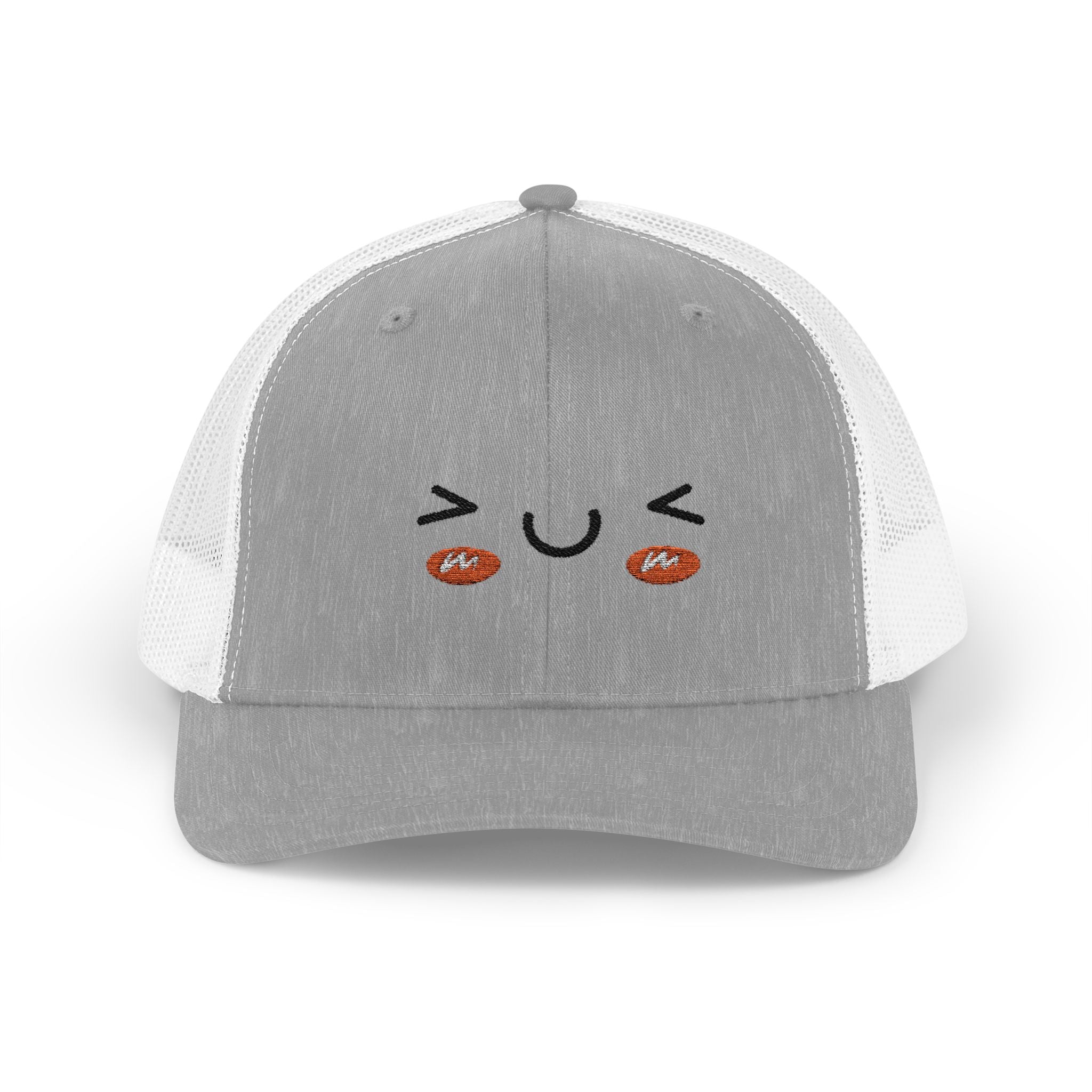 Kawaii Blushing Face Snapback Trucker Cap