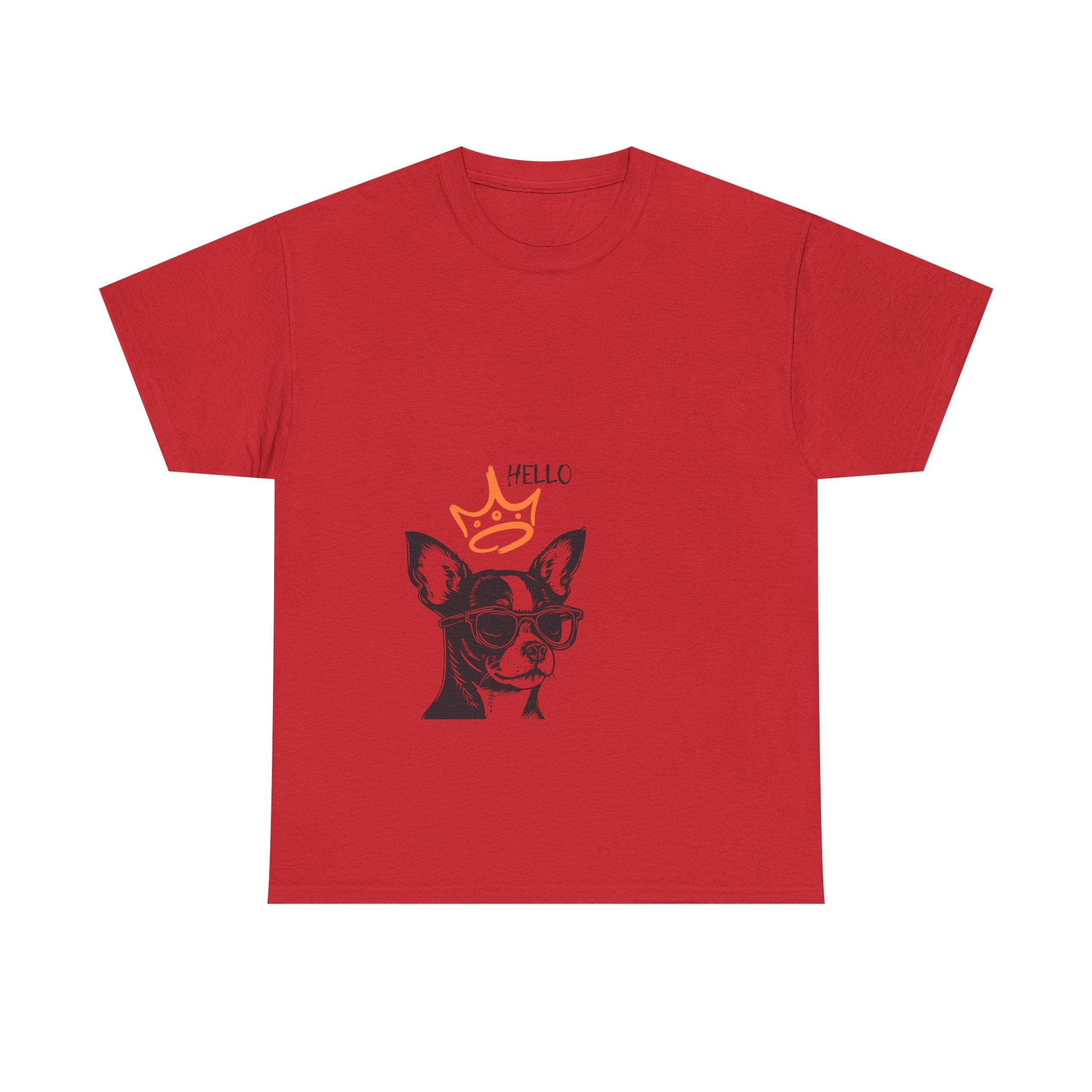 Chihuahua Crown Tee — Cute Sunglasses Dog Graphic T-Shirt