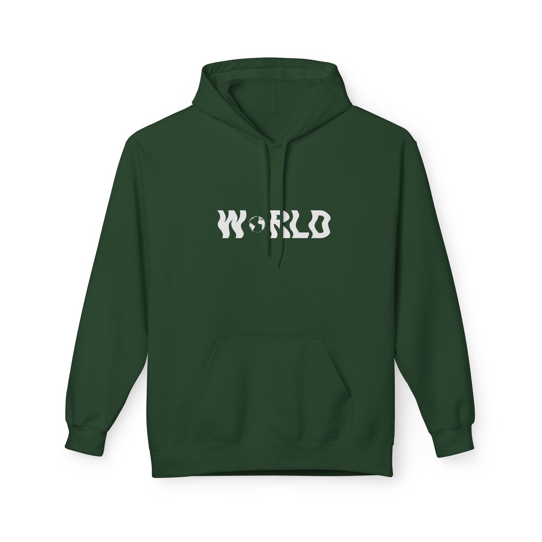 World Logo Hoodie — Minimalist Streetwear Pullover
