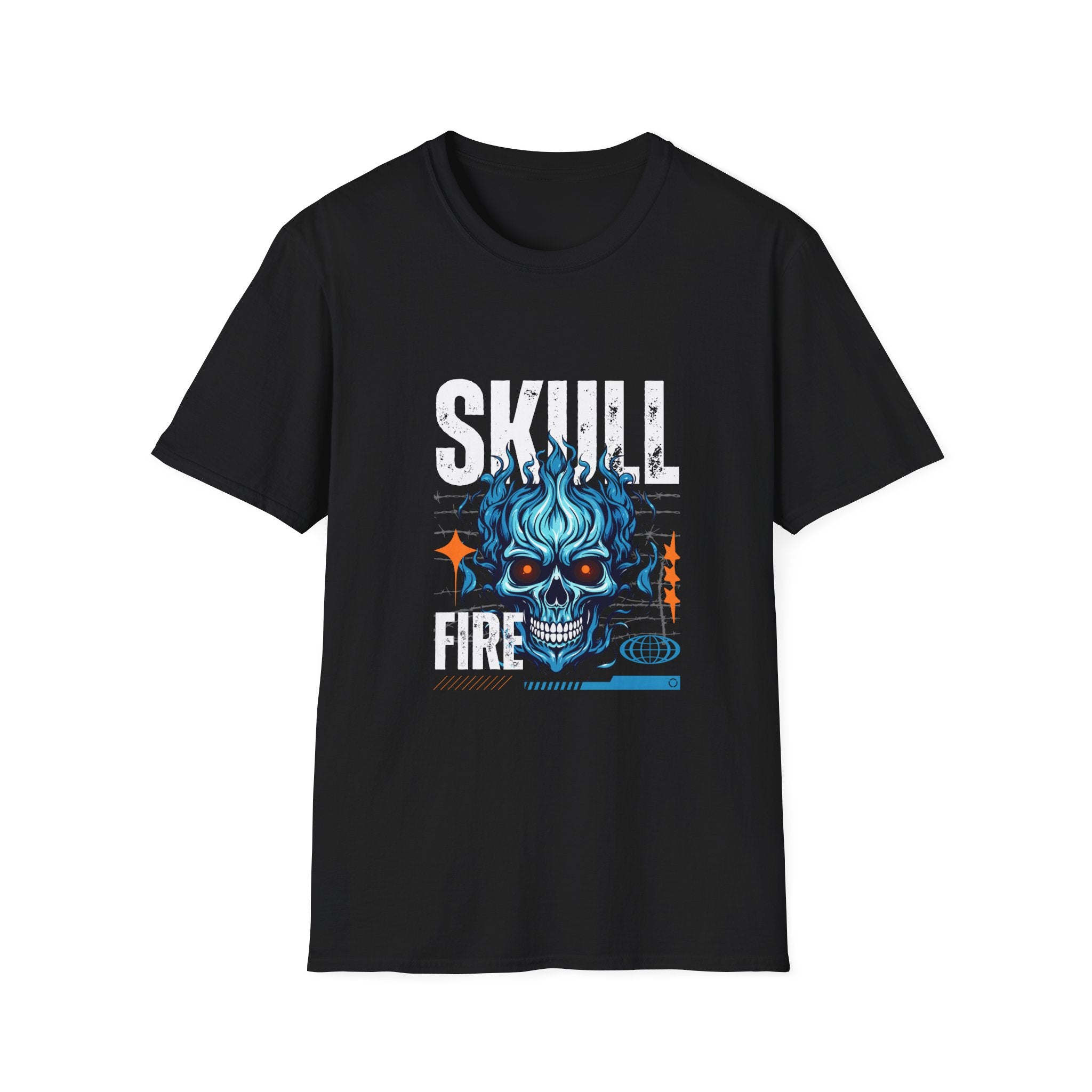 Skull Fire Graphic Tee