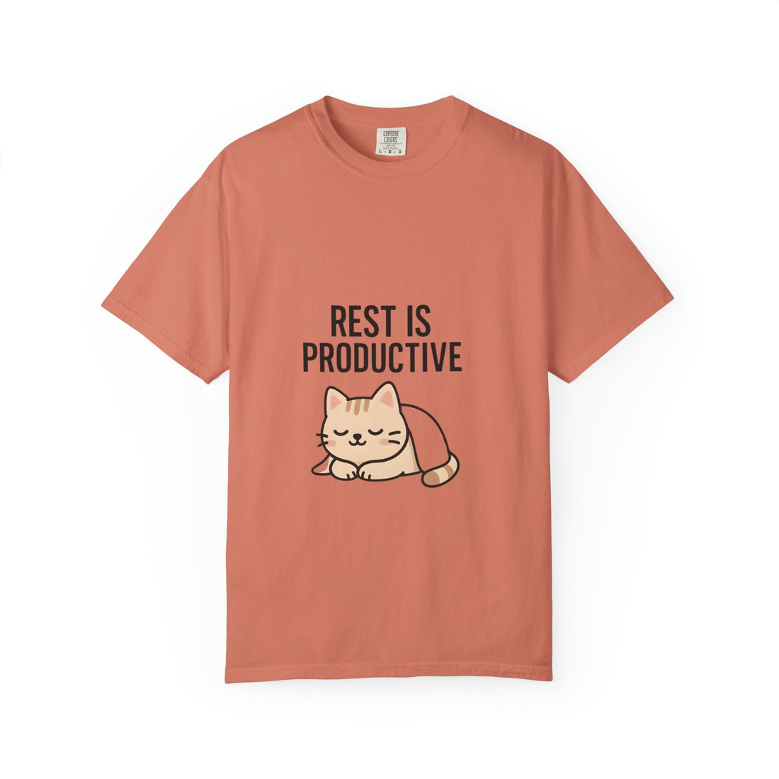 Rest Is Productive Cat T-Shirt