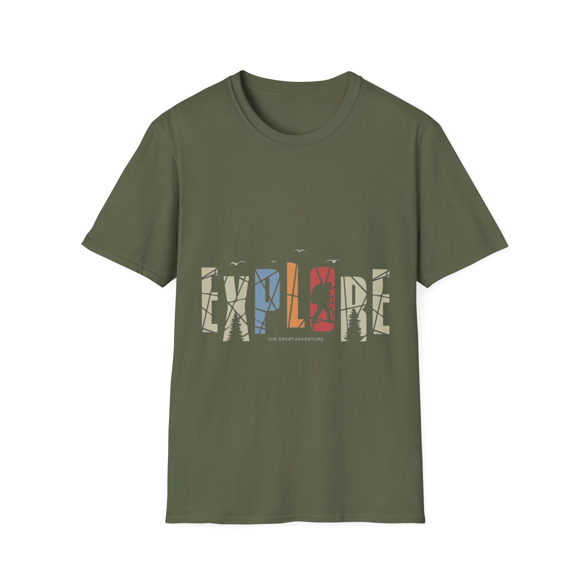 Exploration Vibes T-Shirt - Travel Adventure Tee, Nature Lover Gift, Unisex Casual Top, Outdoor Exploration Shirt, Perfect for Hiking