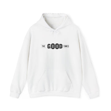 The Good Times Hoodie — Minimal Retro Slogan Pullover