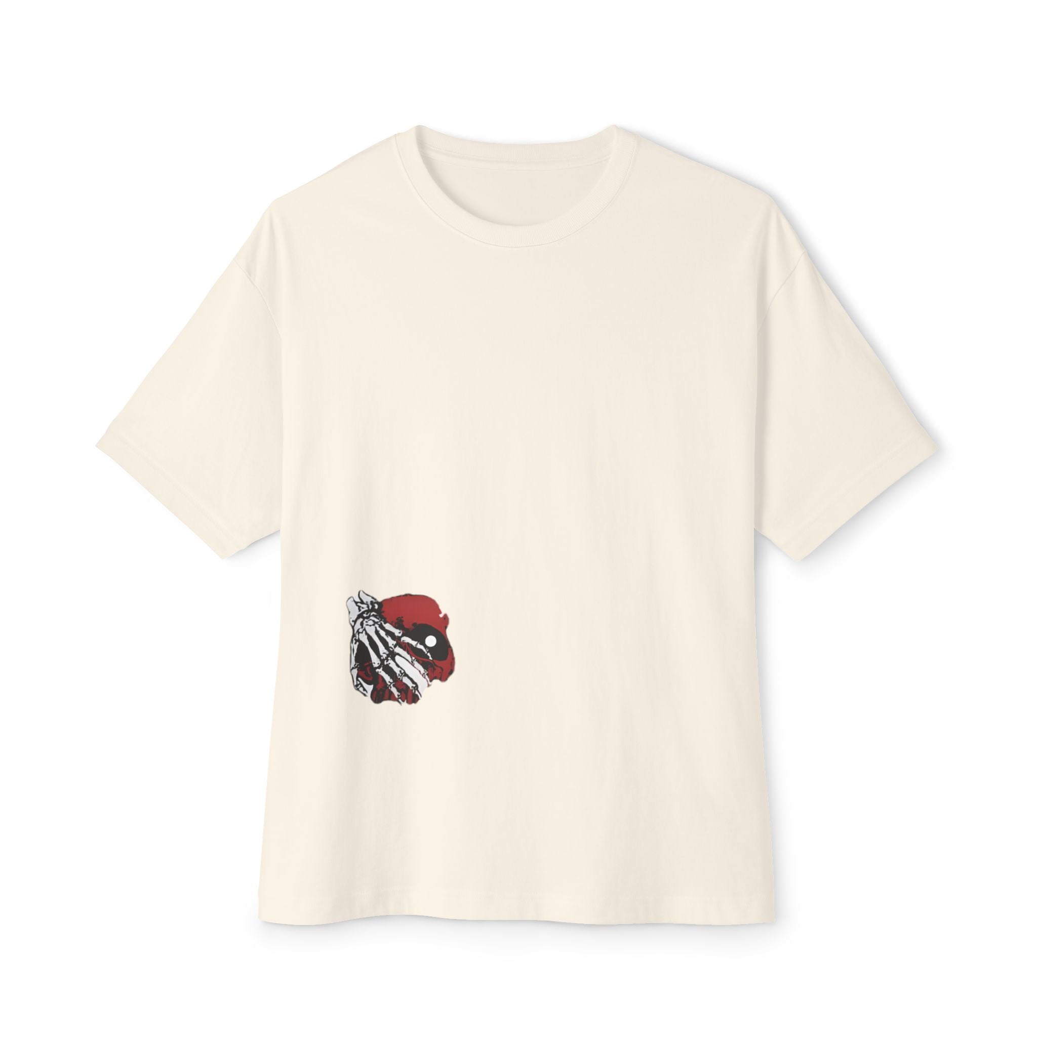 Reaper Skull Graphic Tee — Gothic Skull & Hooded Grim Reaper Design