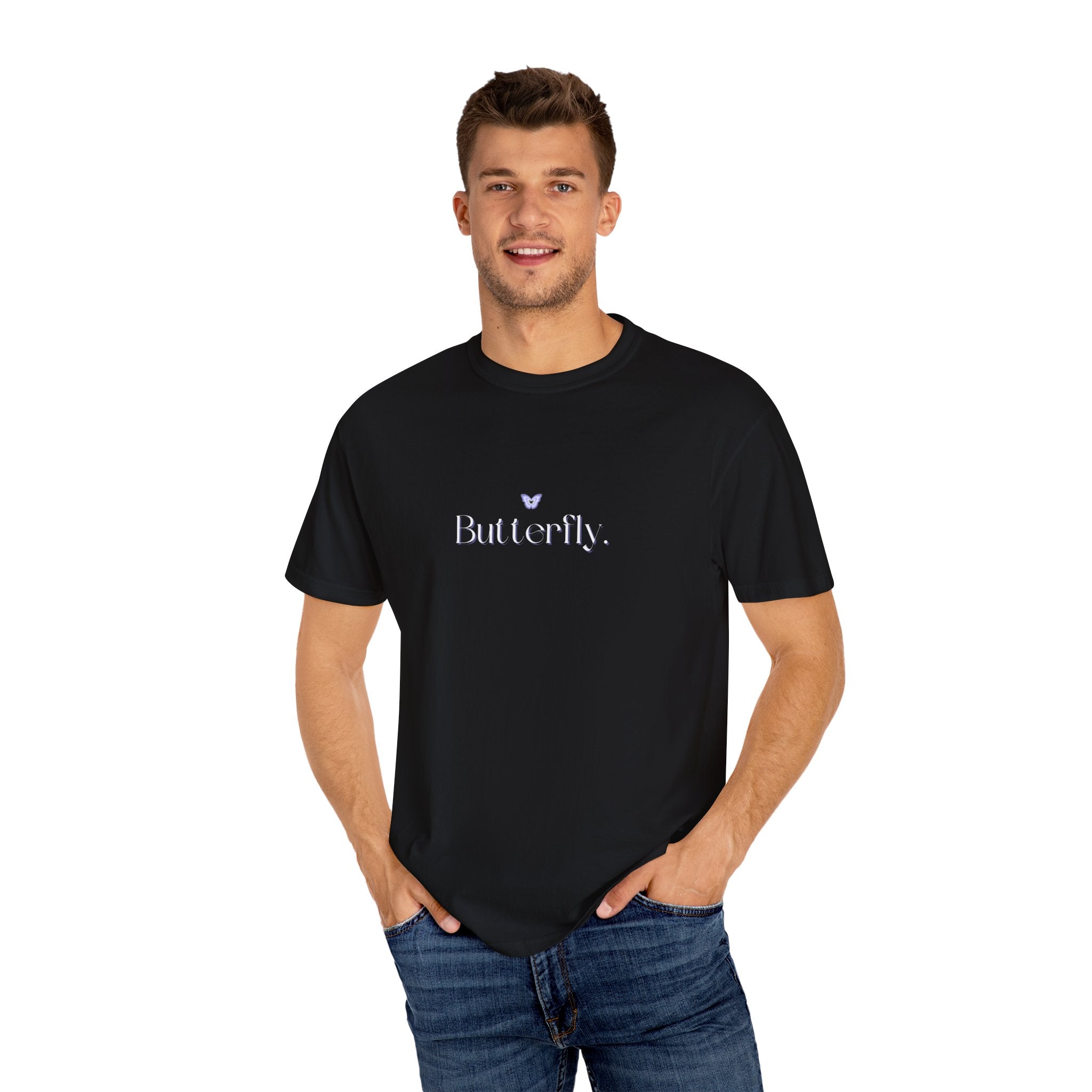 Butterfly Dream Unisex T-Shirt, Soft Cotton Tee, Nature-Inspired Clothing, Gift for Butterfly Lovers, Eco-Friendly Fashion