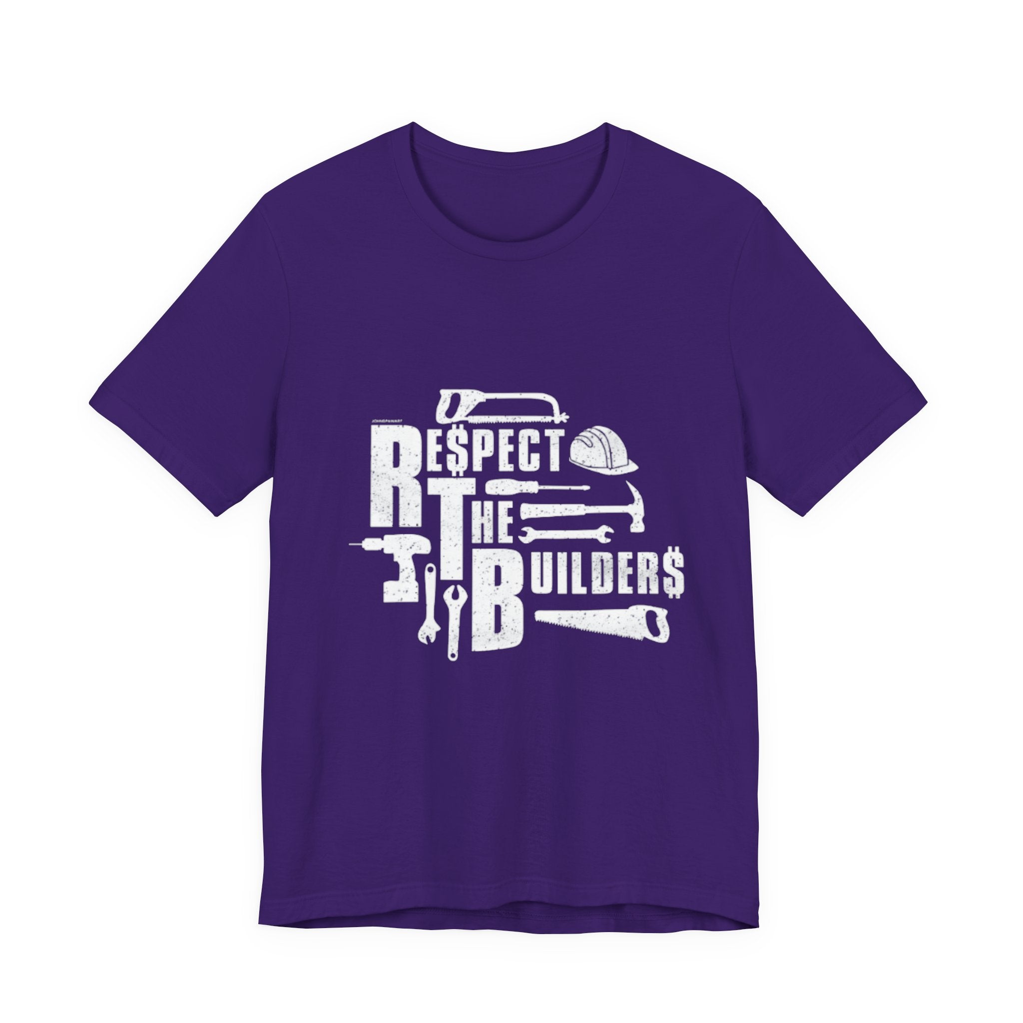 Respect The Builders T-Shirt – Construction Tools Graphic Tee