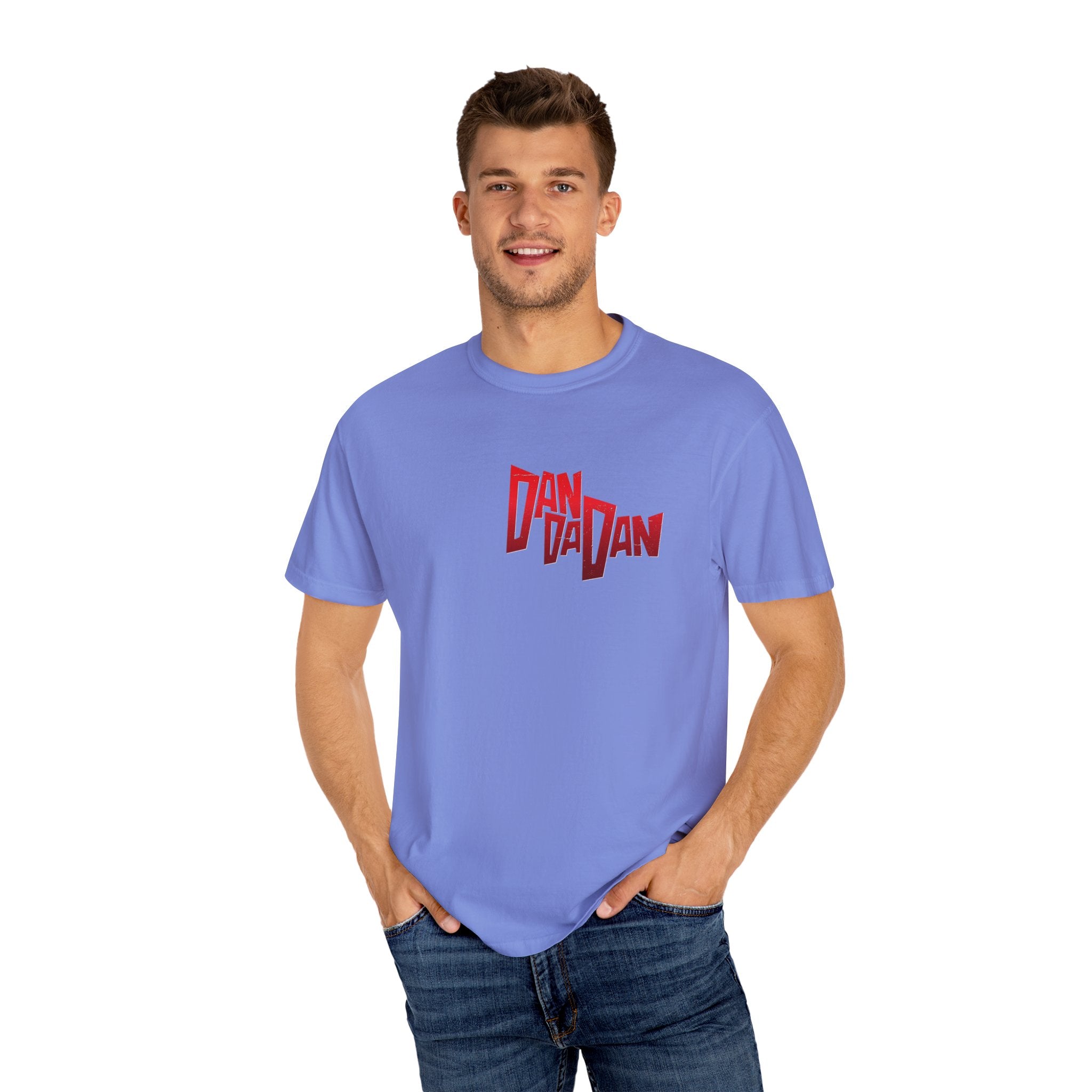 Garment-Dyed Graphic T-Shirt, Cool Anime Tee, Casual Streetwear, Gift for Fans, Trendy Graphic Top, Everyday Wear